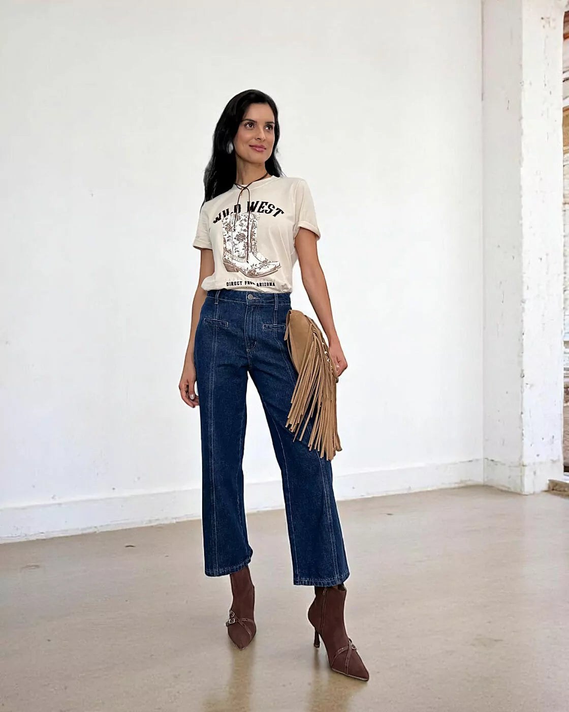 Wide Leg Com Recortes