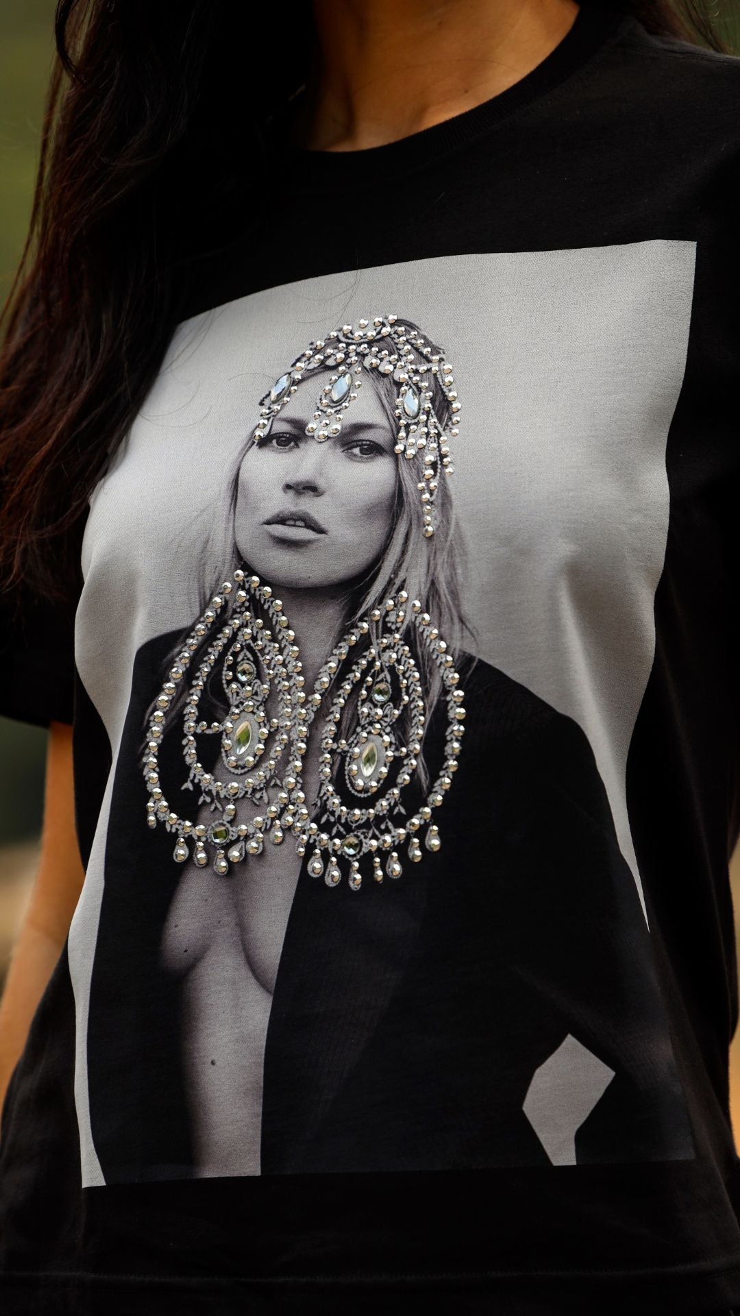 T- shirt km strass