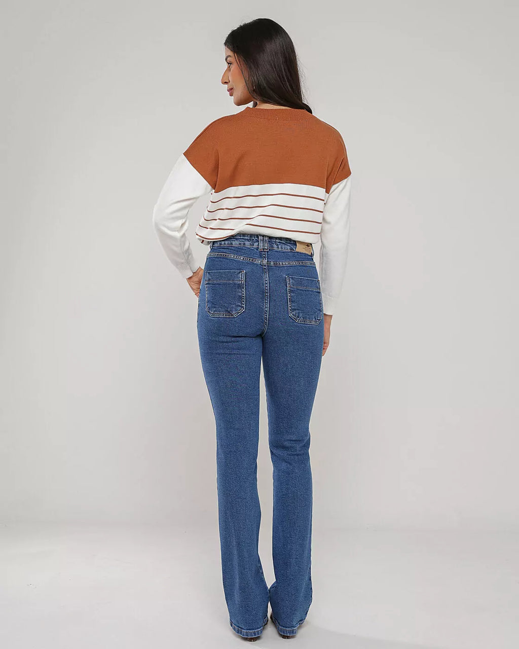 Calça bootcut jeans