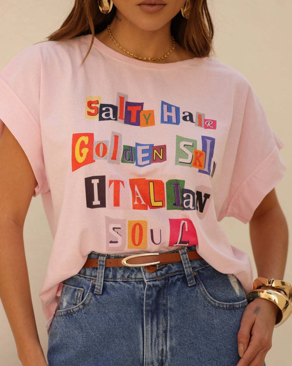 Tee estampada