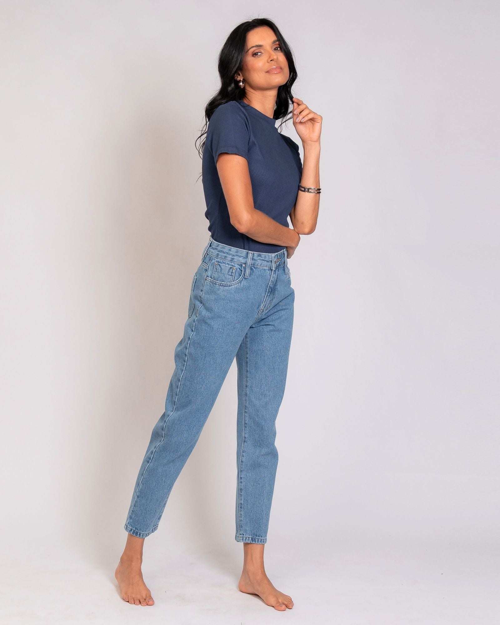 Calça Mom Jeans Básica