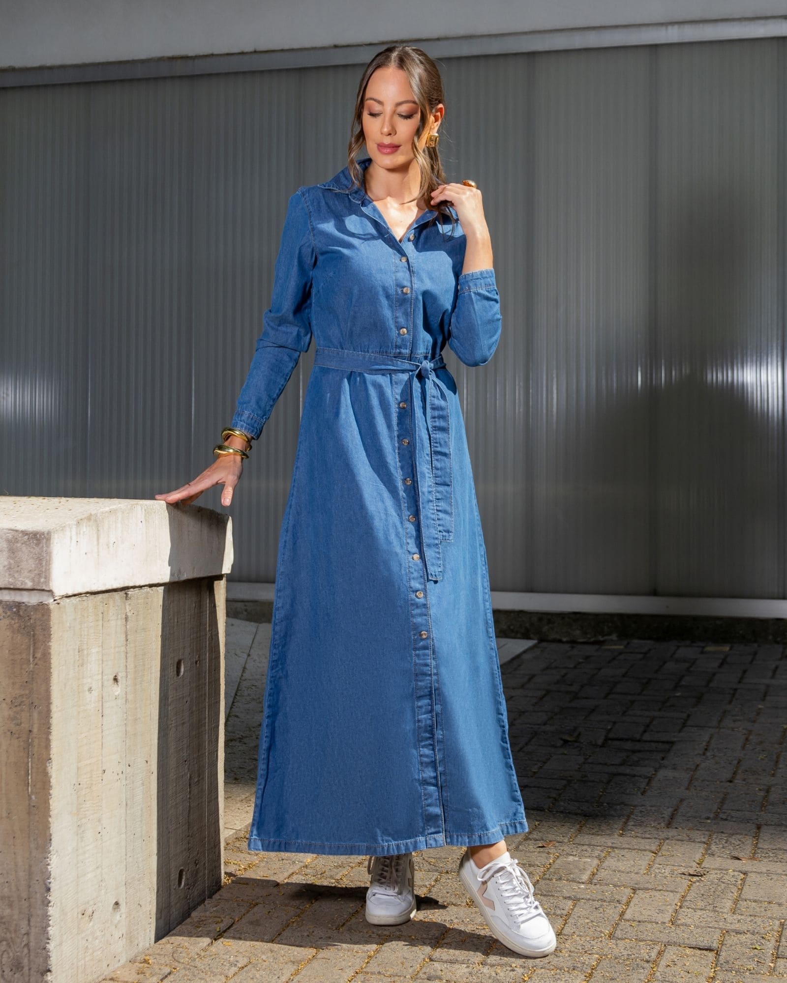 Vestidos Jeans Leve