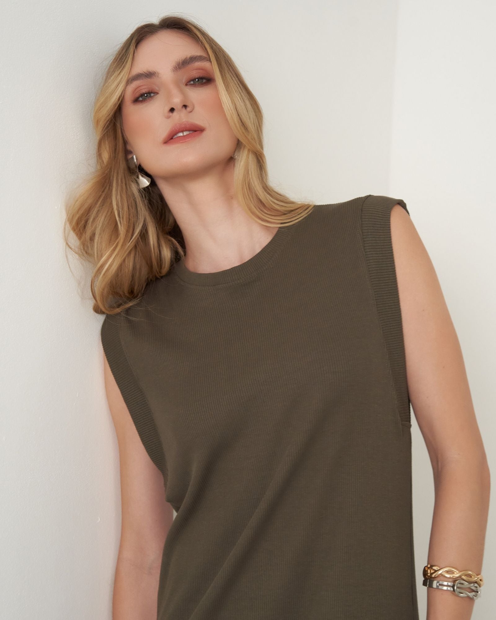 Vestido Canelado Muscle