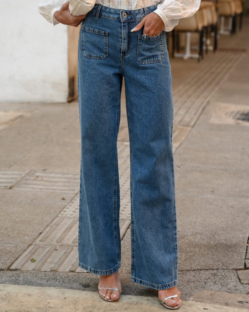 Wide leg bolsos