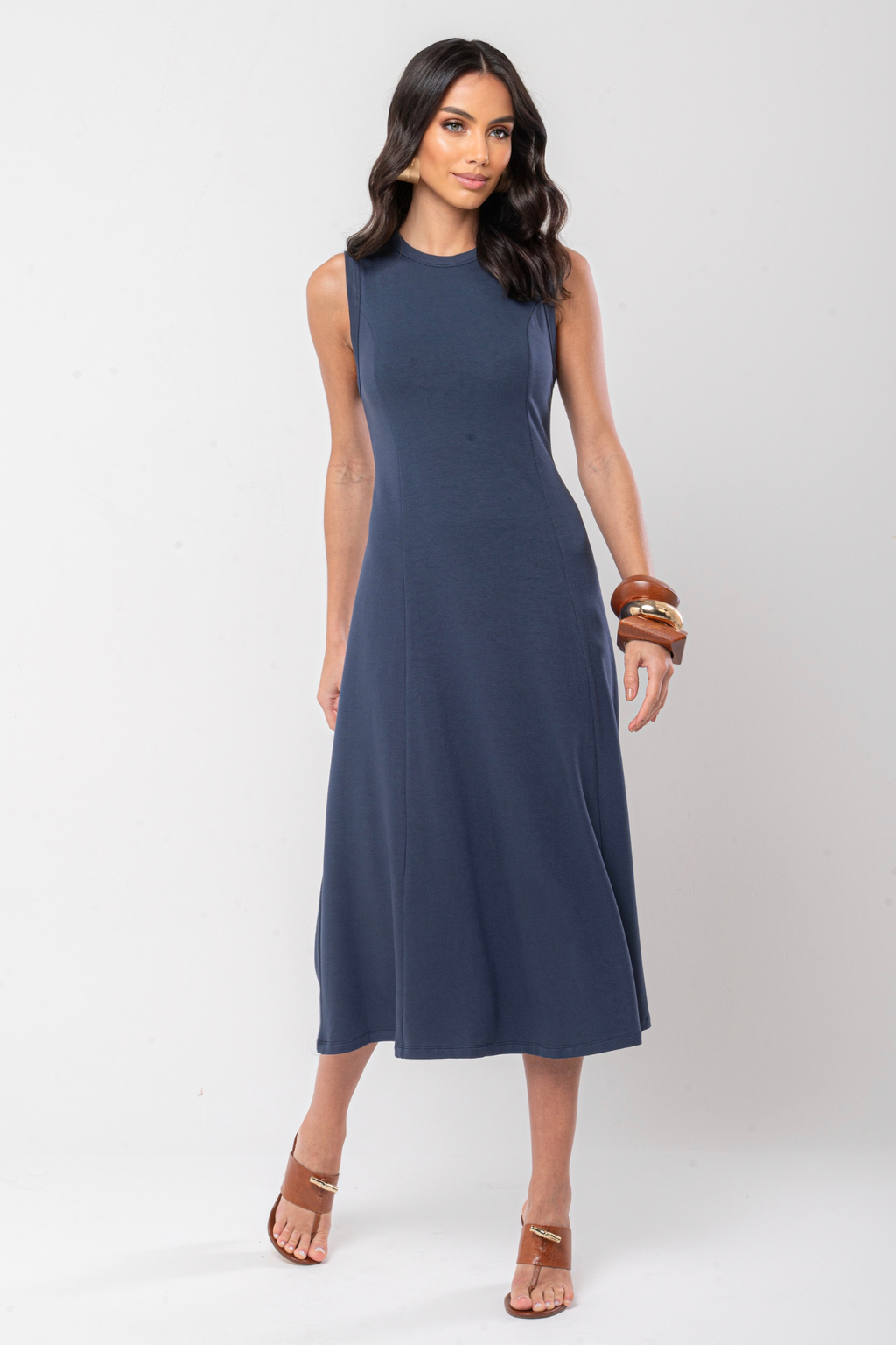 Vestido Longo Regata