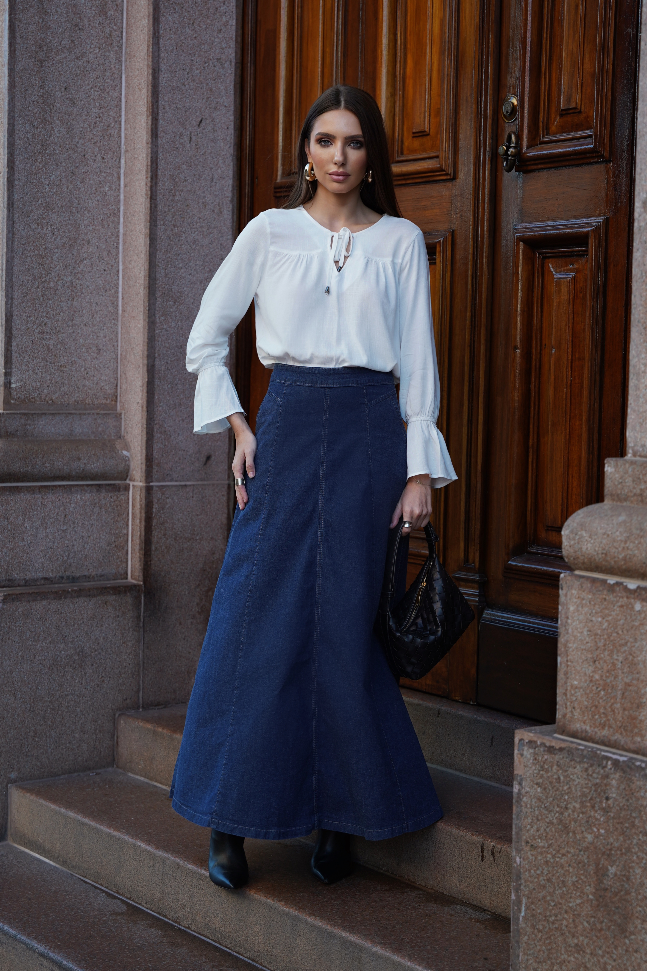 Blusa Bata com amarração