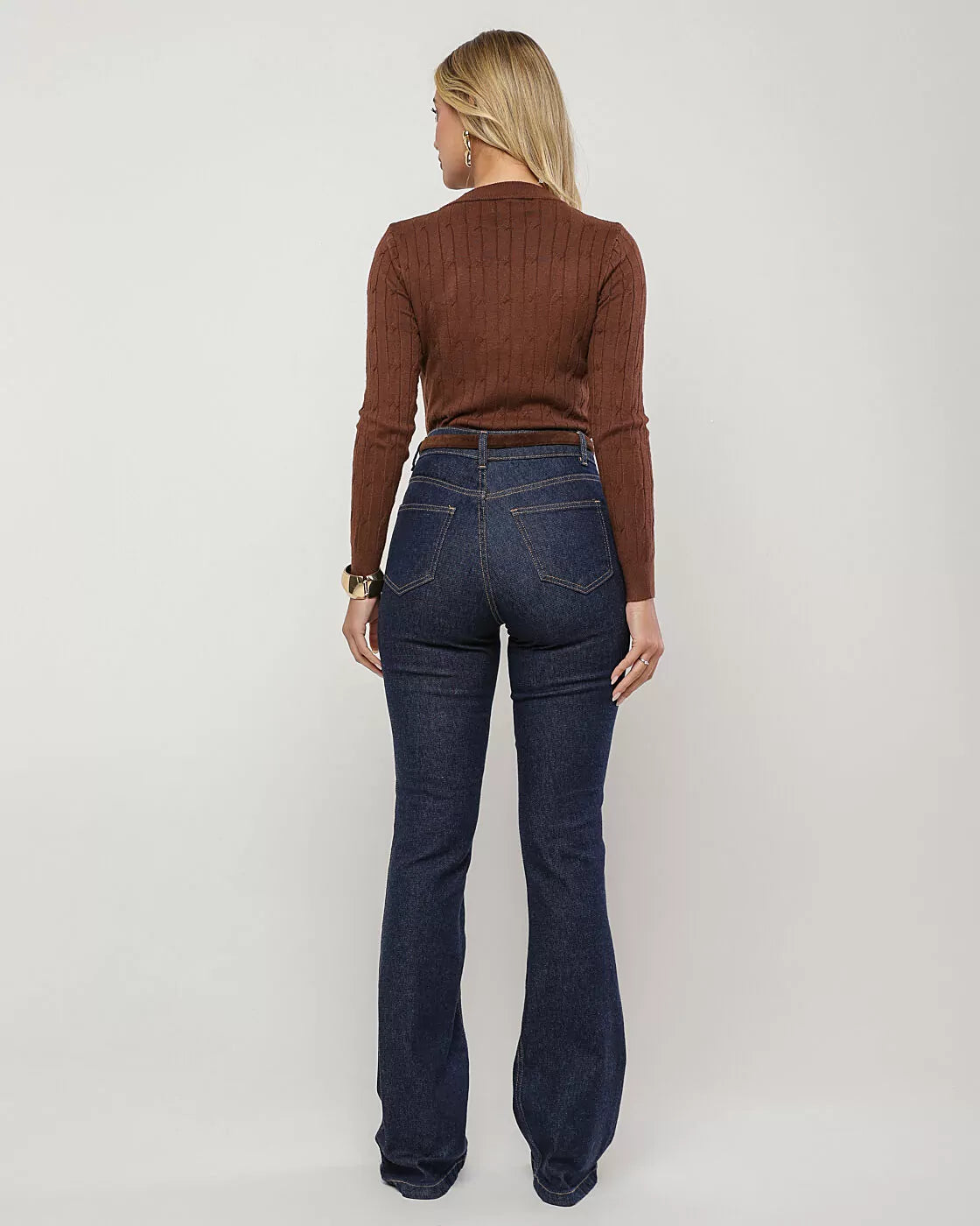 Calça flare dark