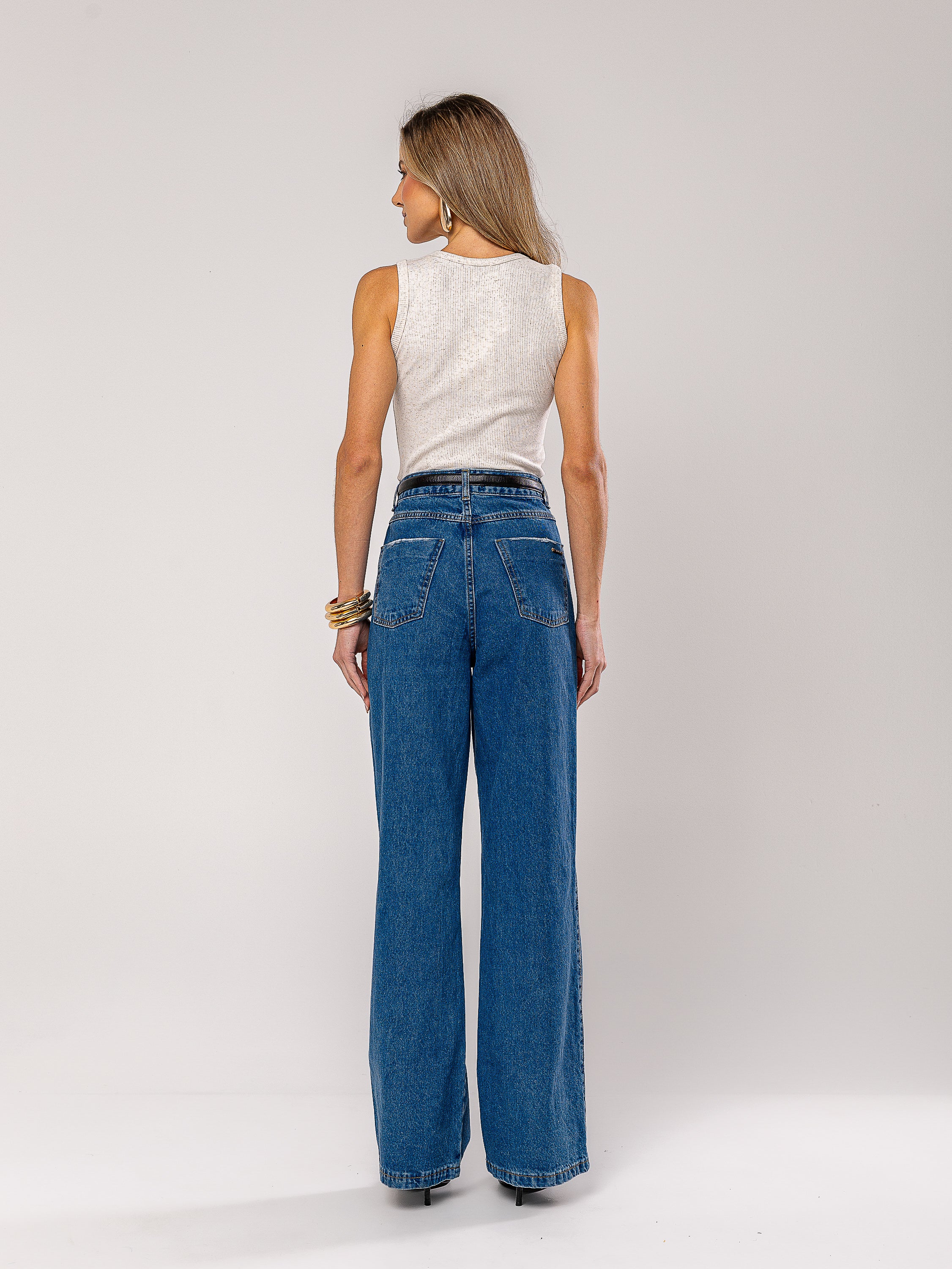 Calça Wide Leg Ana Julia