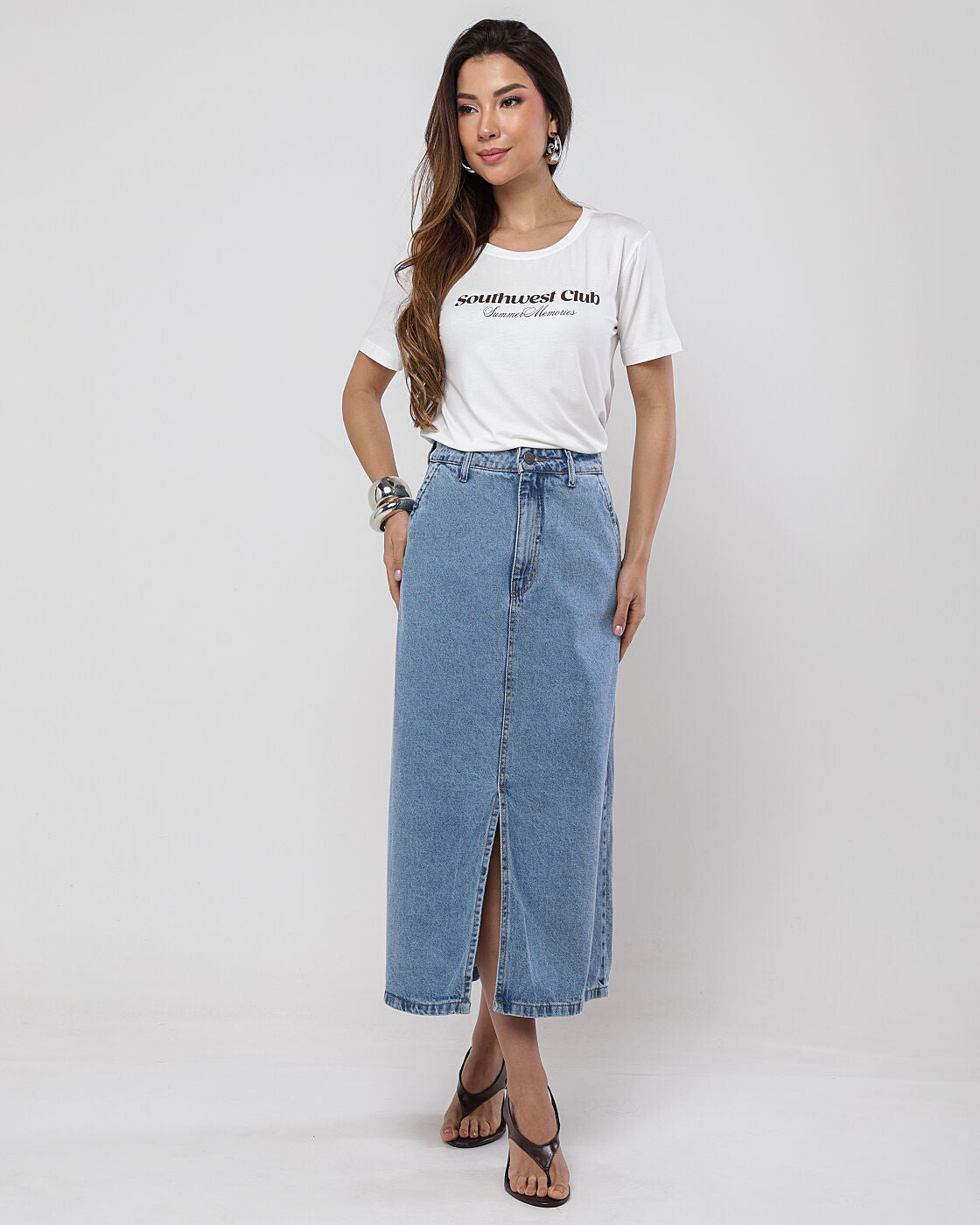 Saia midi longa