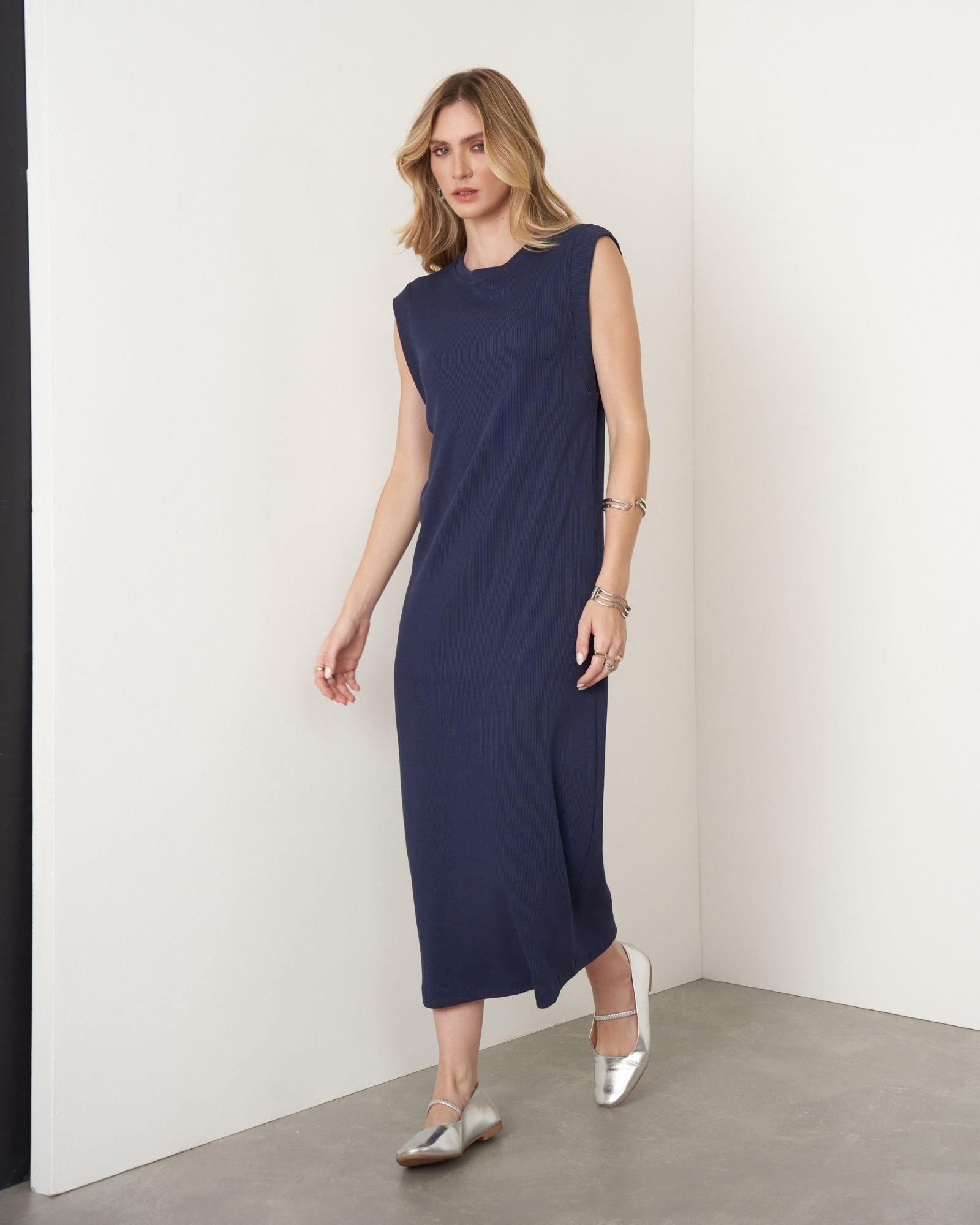 Vestido Canelado Muscle