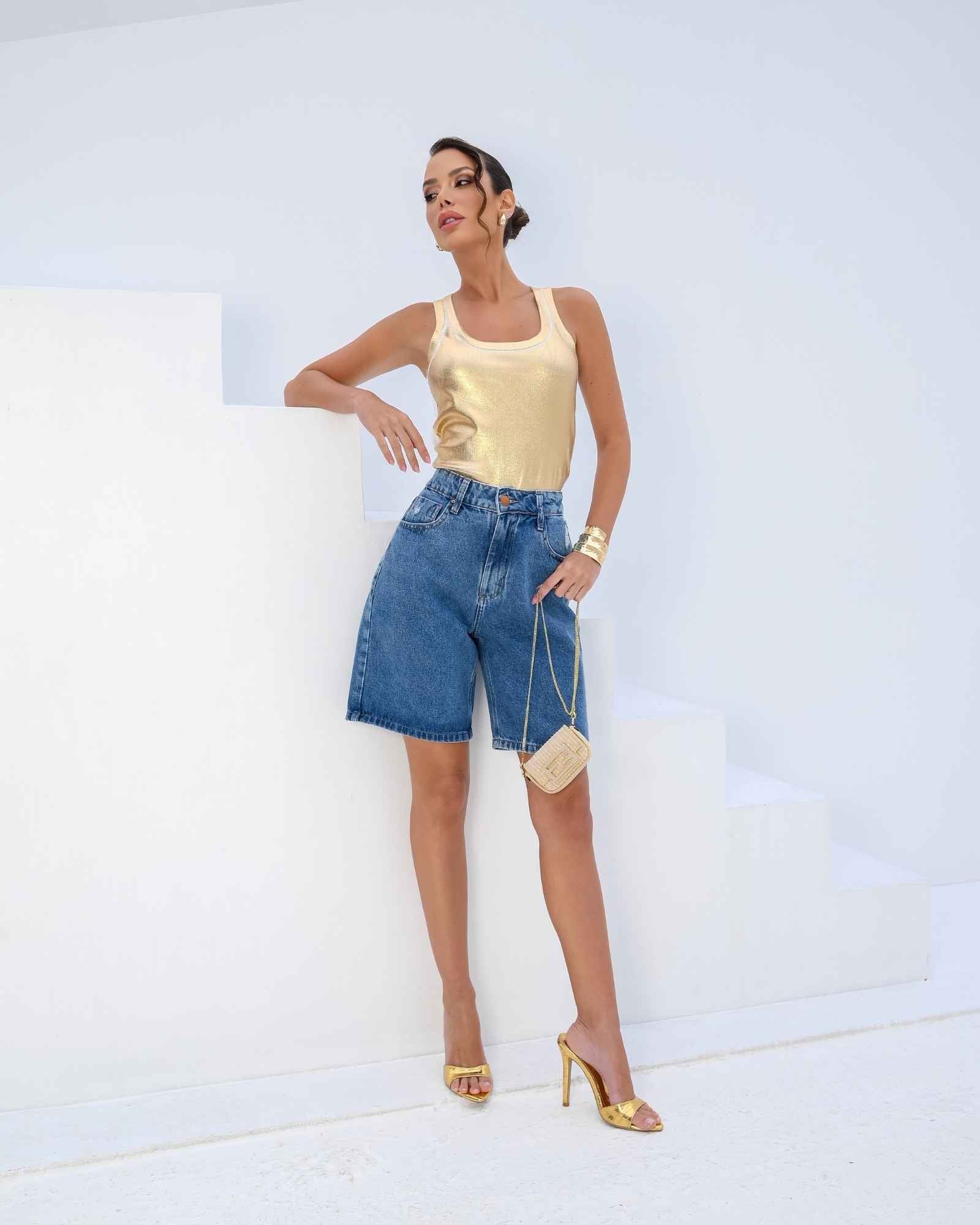 Bermuda Mom Jeans