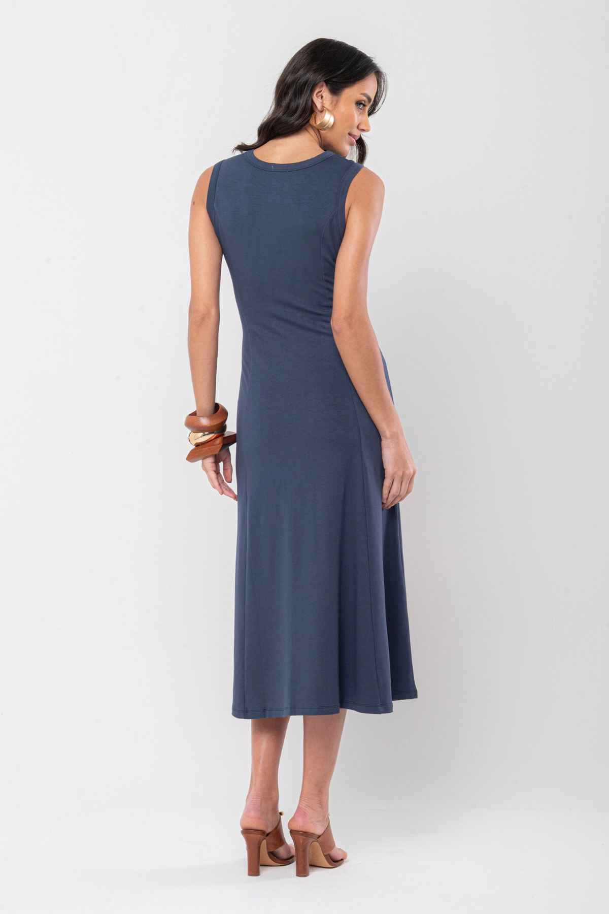 Vestido Longo Regata
