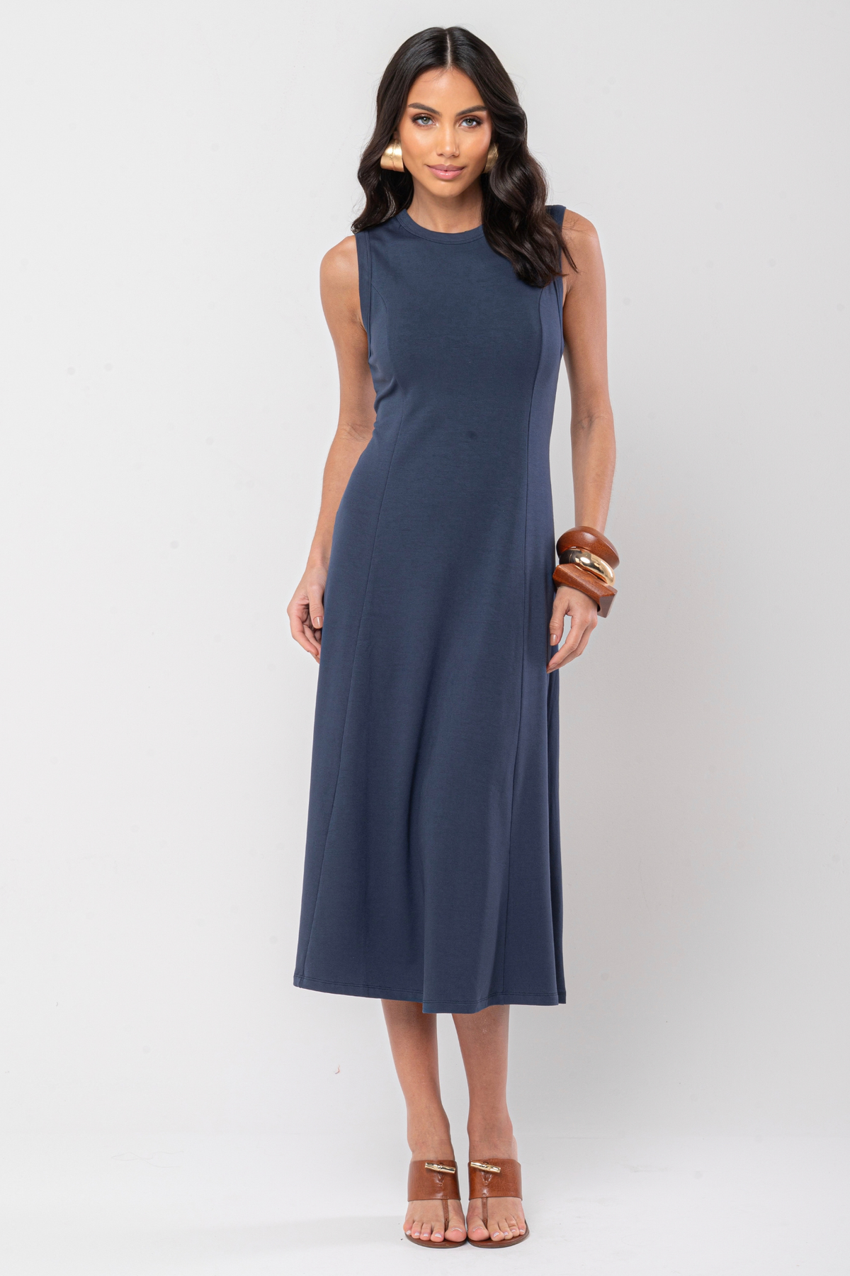 Vestido Longo Regata