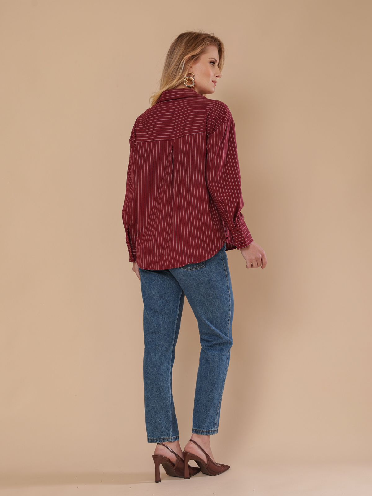 Calça Mom Cós largo