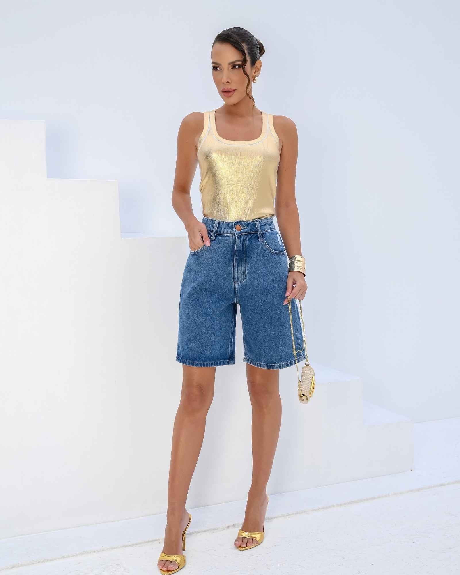 Bermuda Mom Jeans