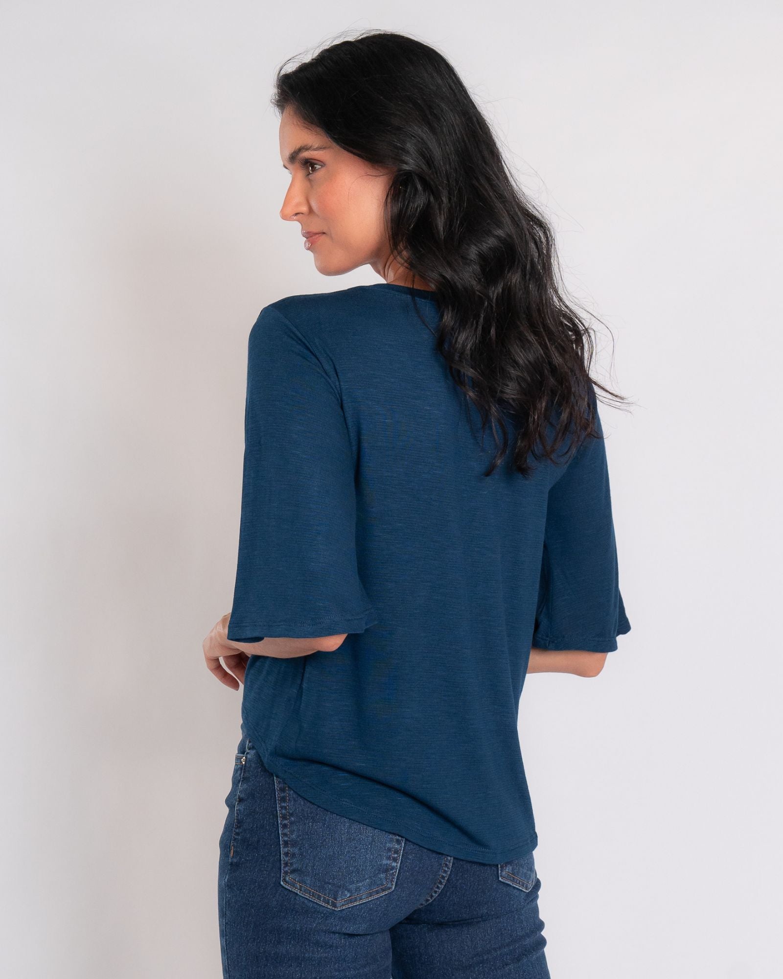 Blusa Mullet Manga 3/4