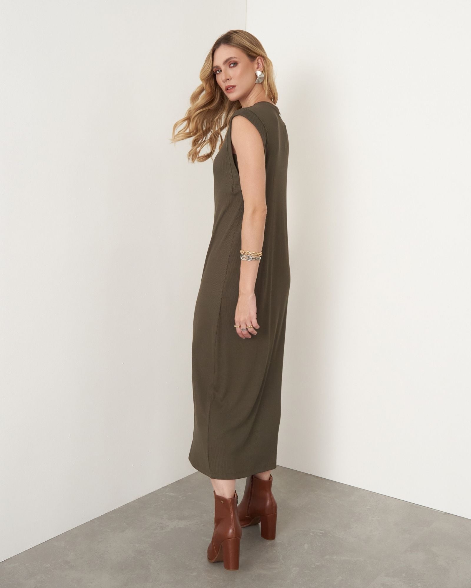 Vestido Canelado Muscle