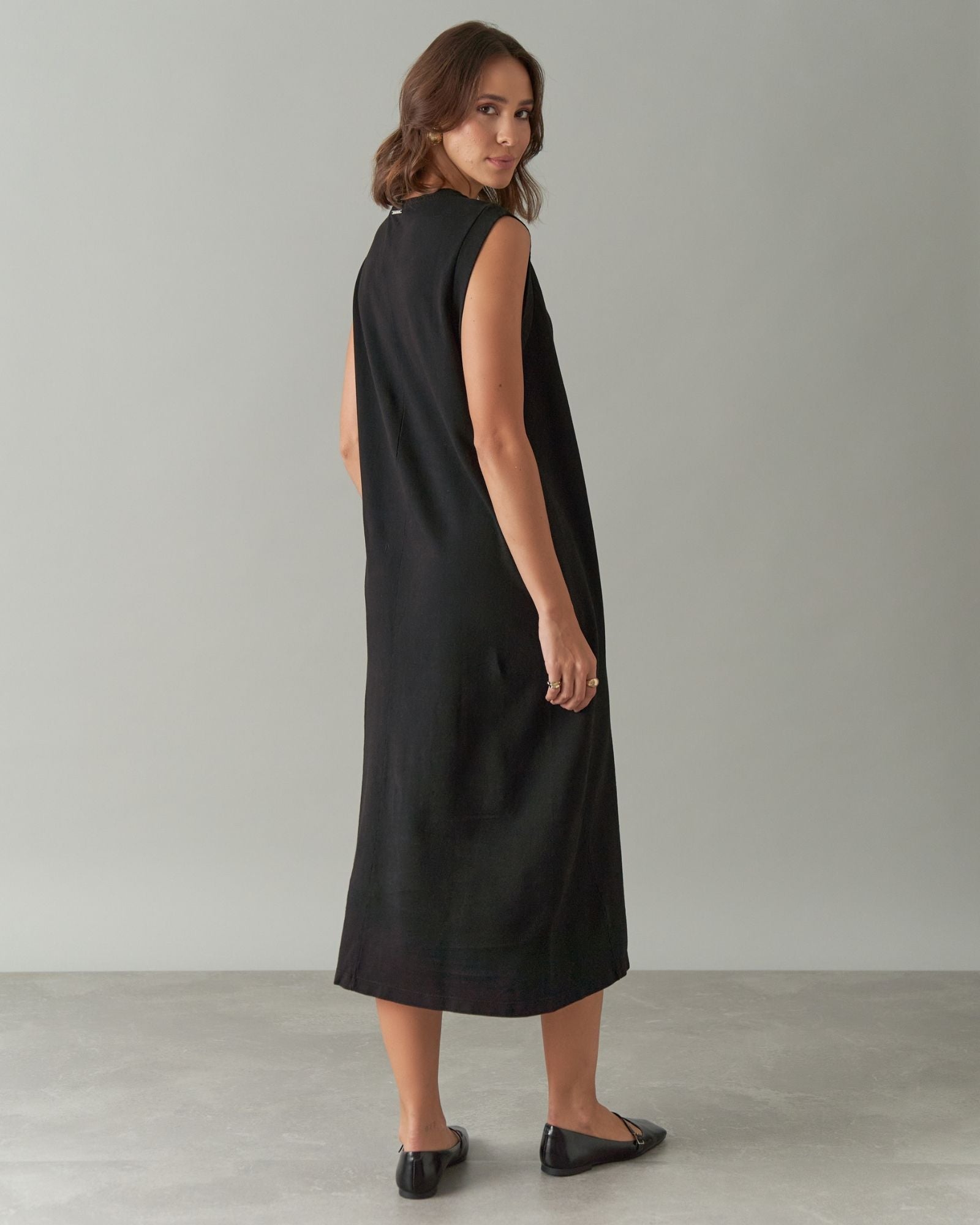 Vestido Moletinho Reto