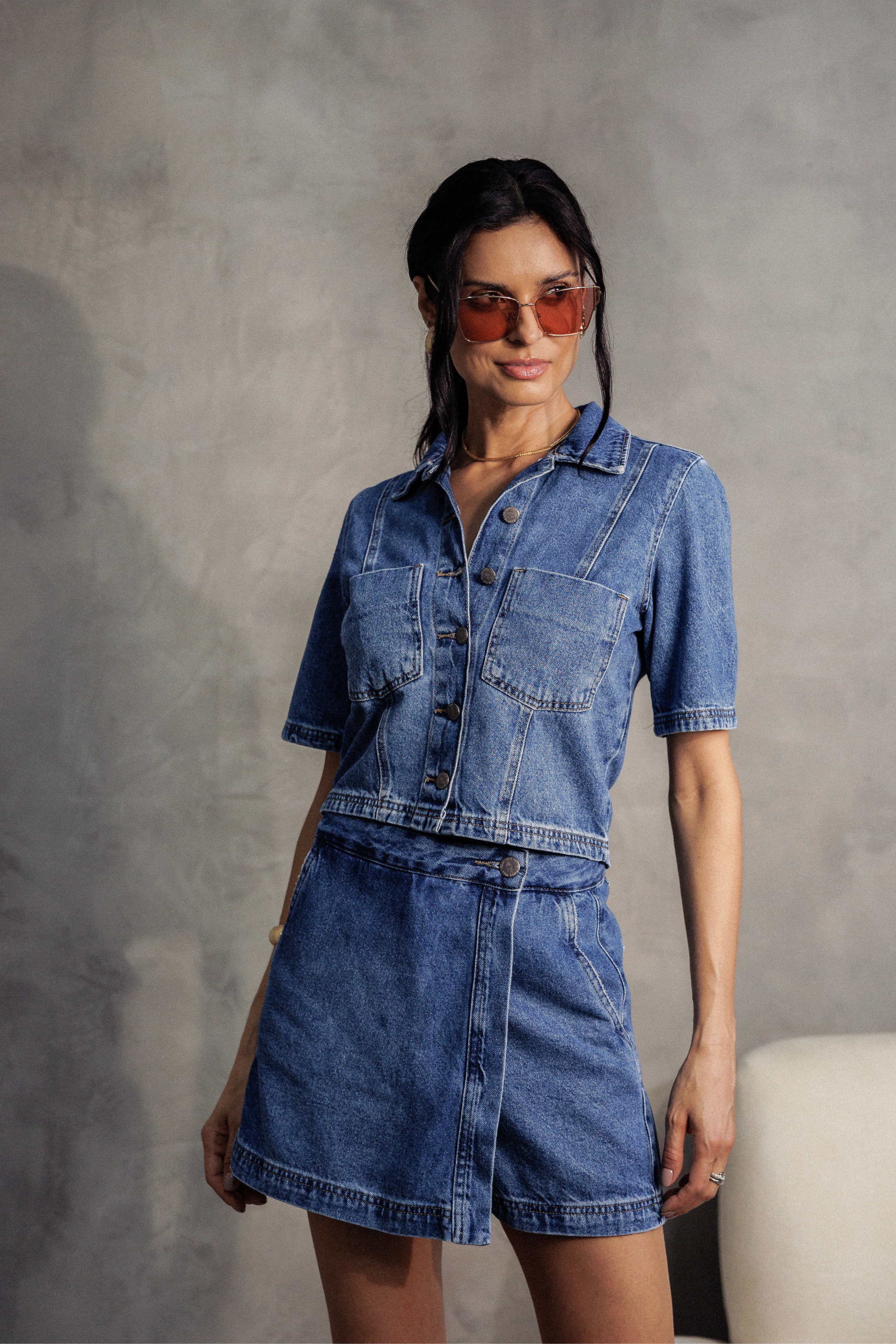 Jaqueta Cropped