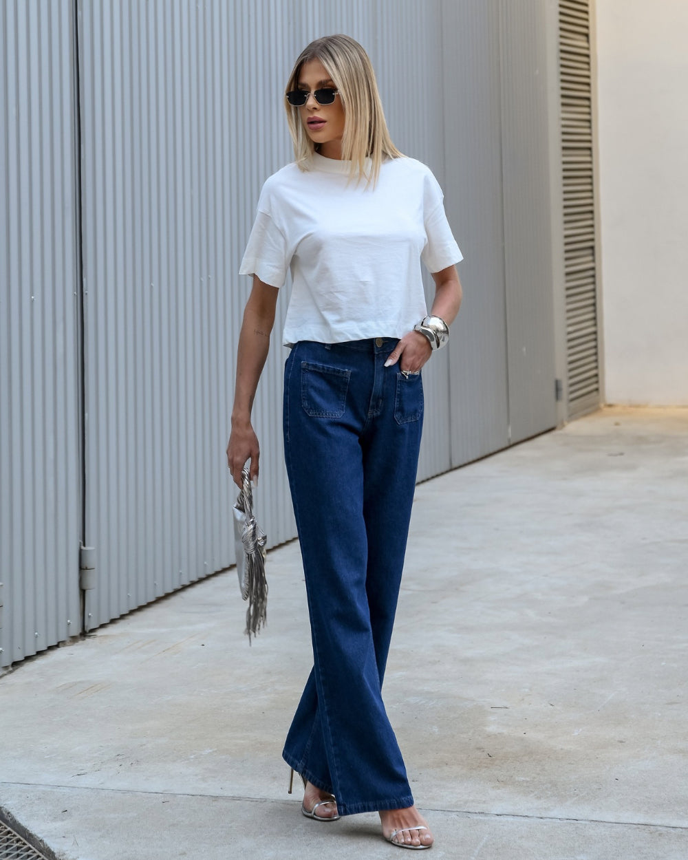 Wide leg bolsos