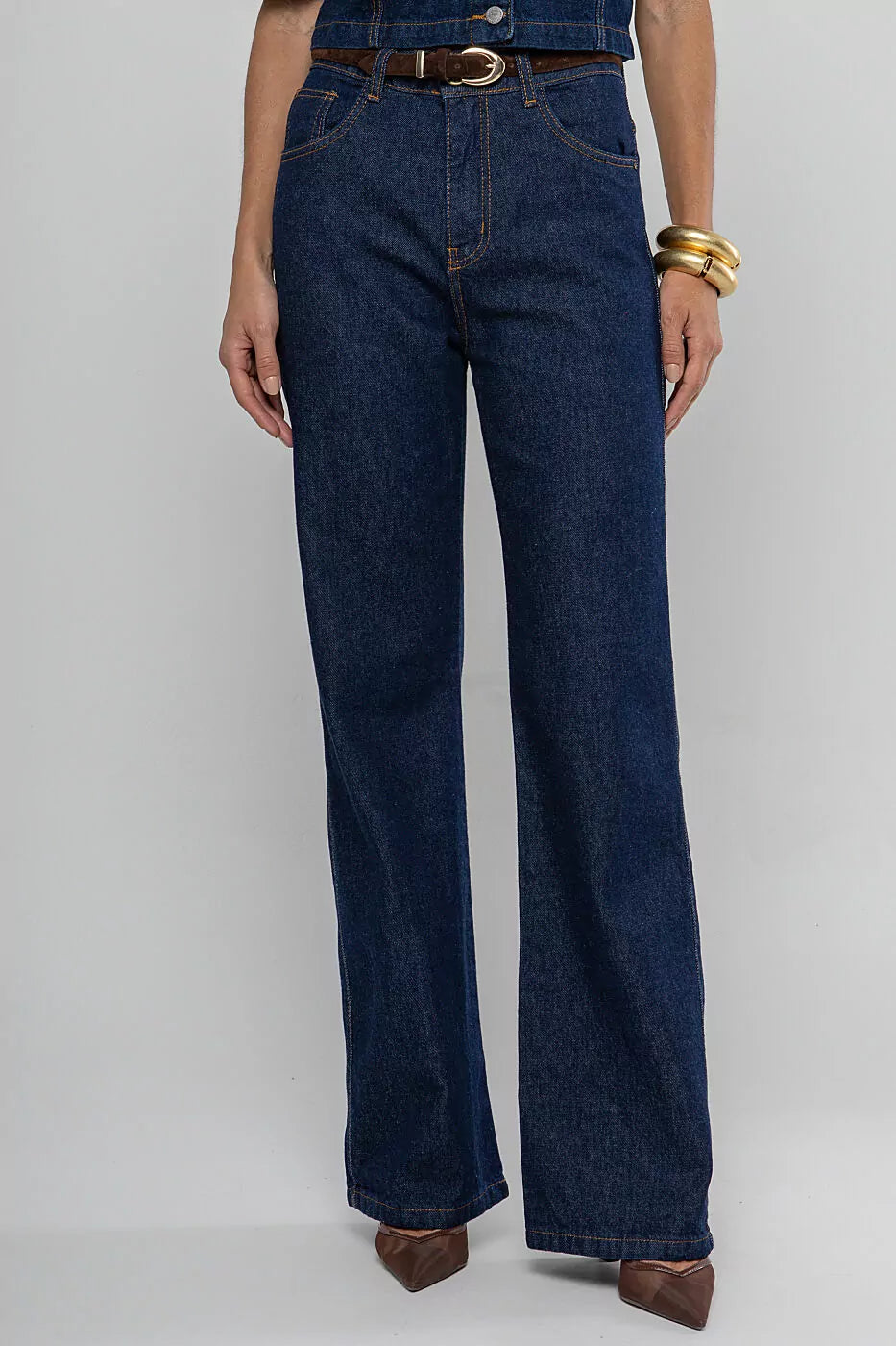 Wide leg amaciada