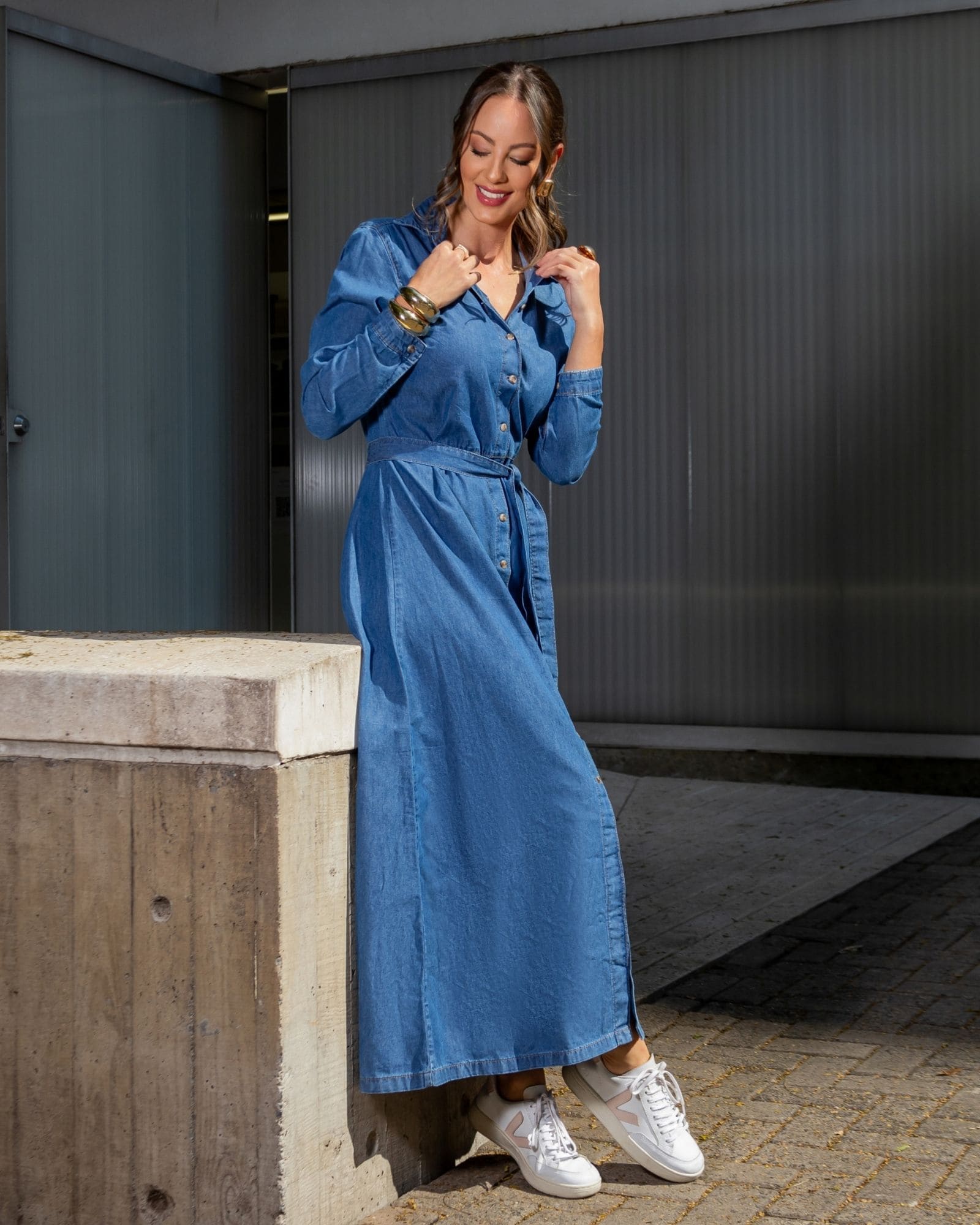 Vestidos Jeans Leve