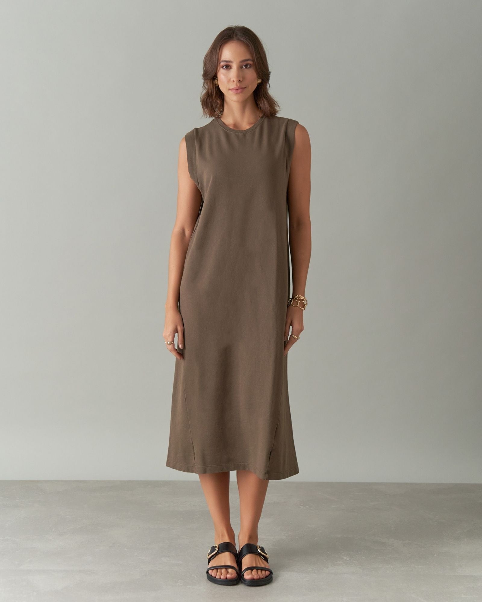 Vestido Moletinho Reto