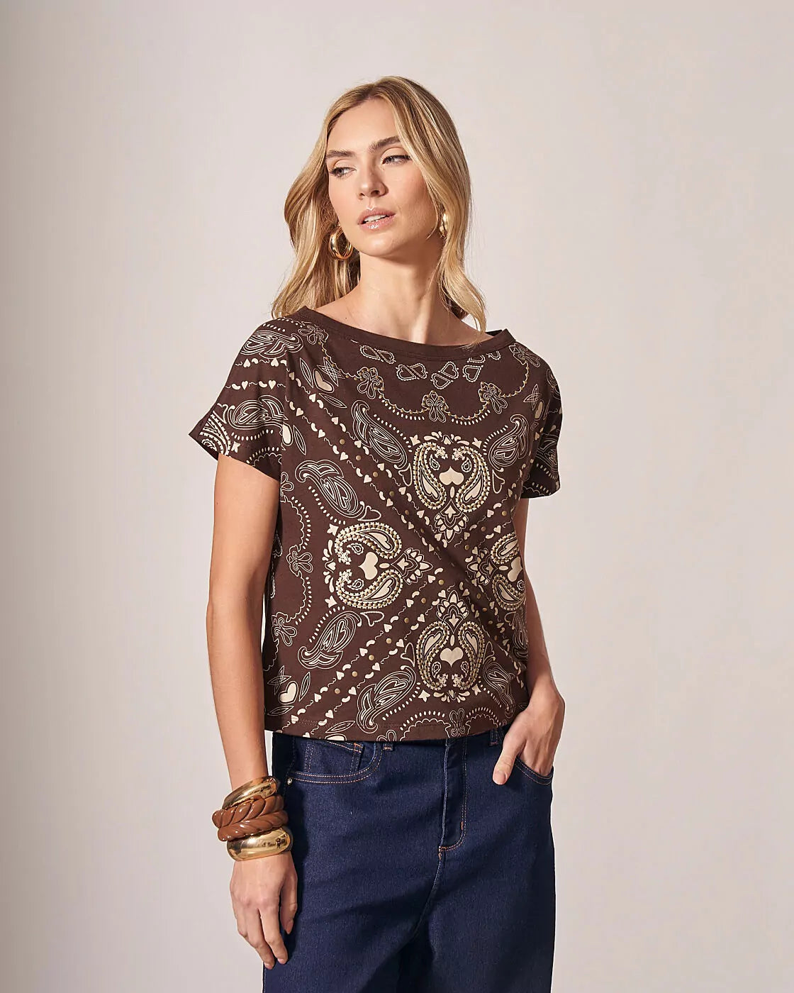 Blusa Bandana