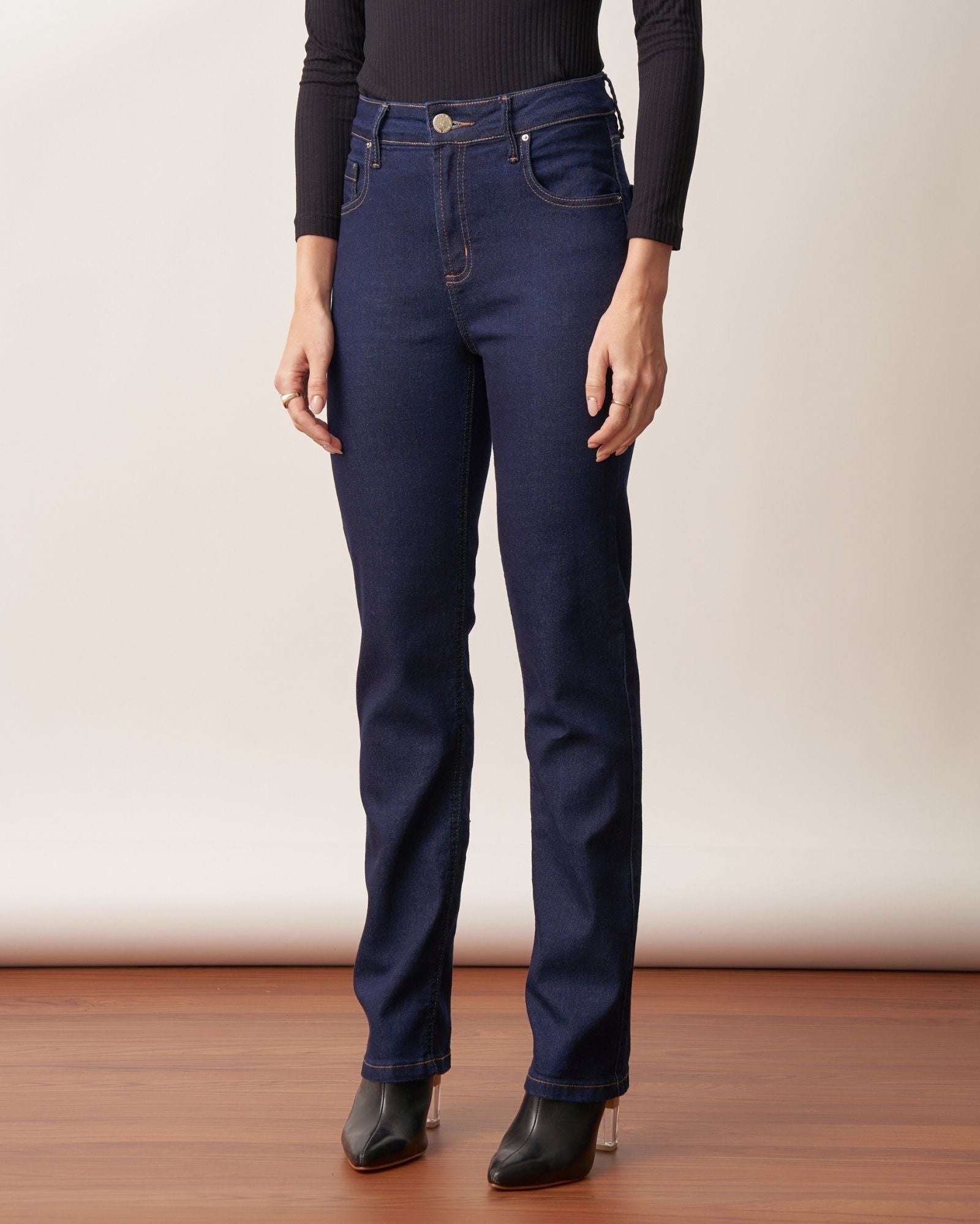 Calça Reta Jeans 4.1