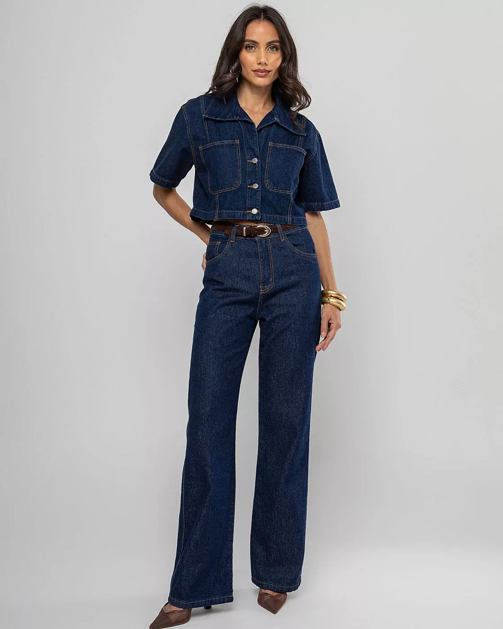 Wide leg amaciada