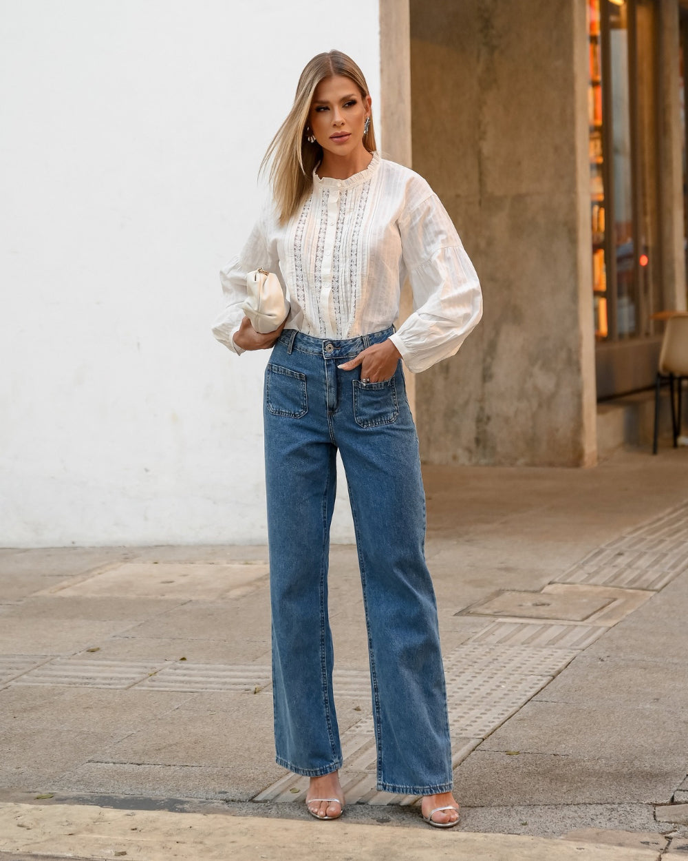 Wide leg bolsos