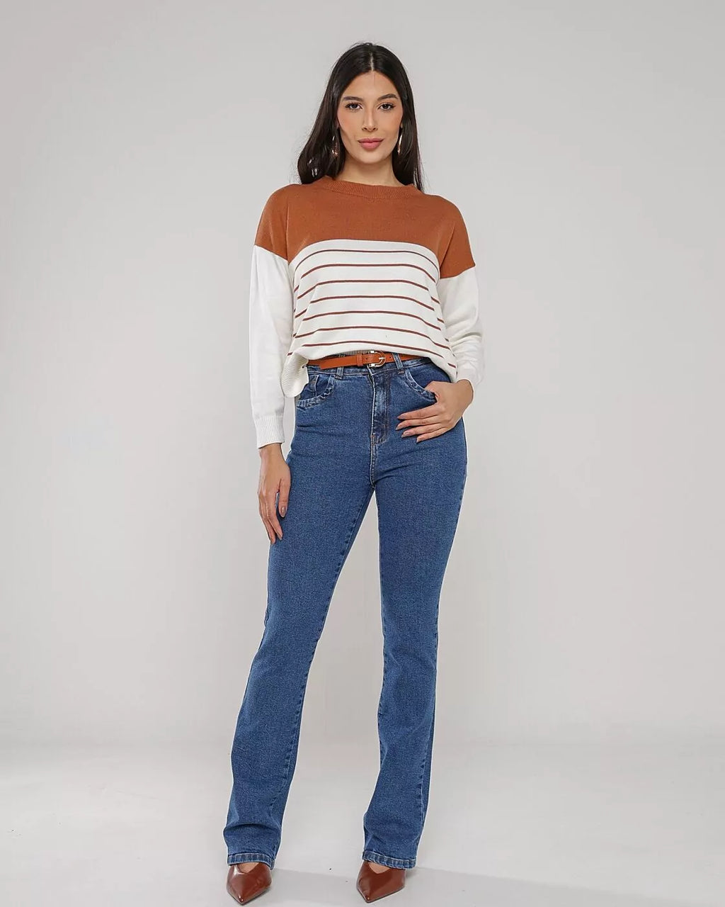 Calça bootcut jeans