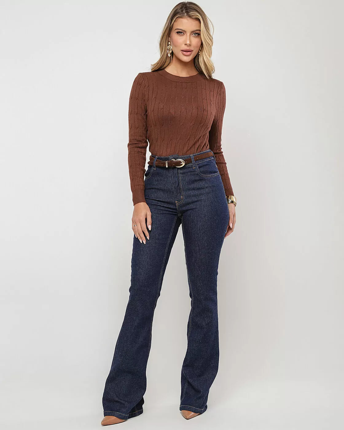 Calça flare dark