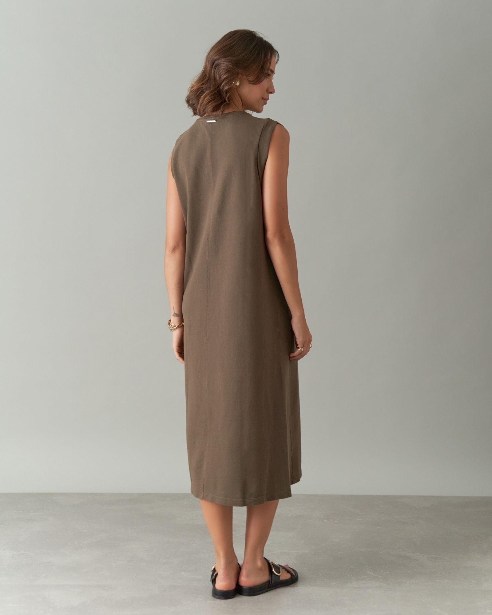Vestido Moletinho Reto