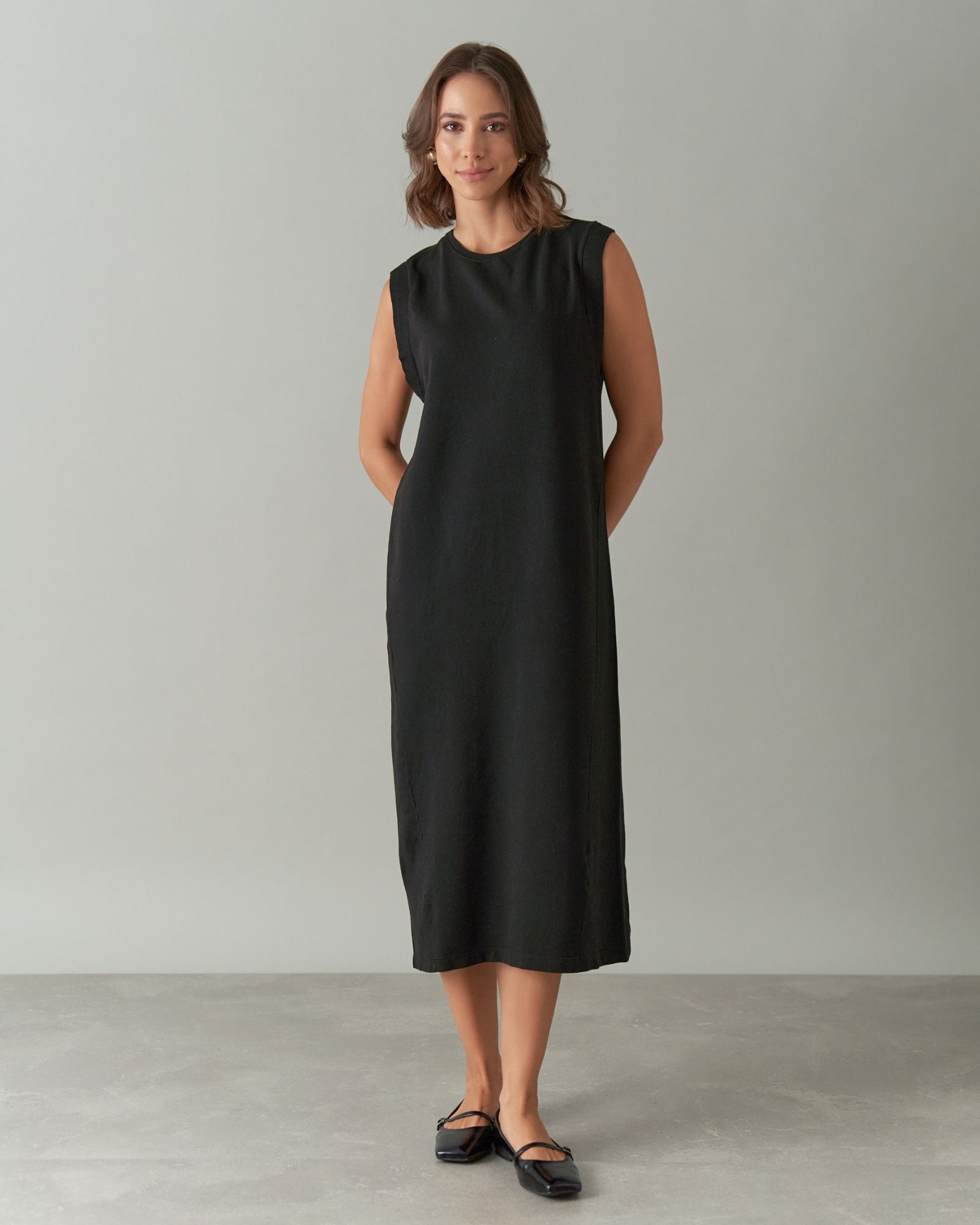 Vestido Moletinho Reto