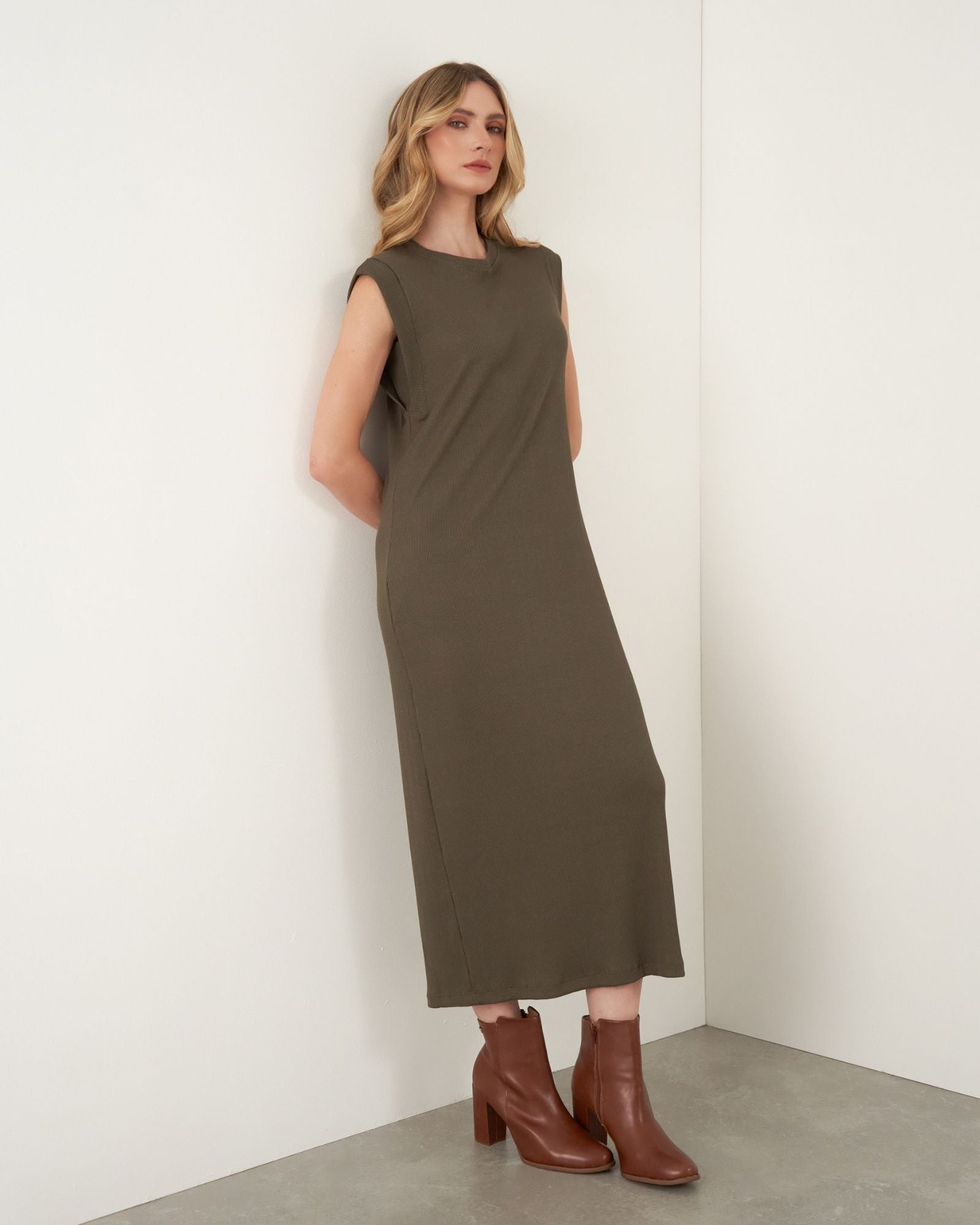 Vestido Canelado Muscle
