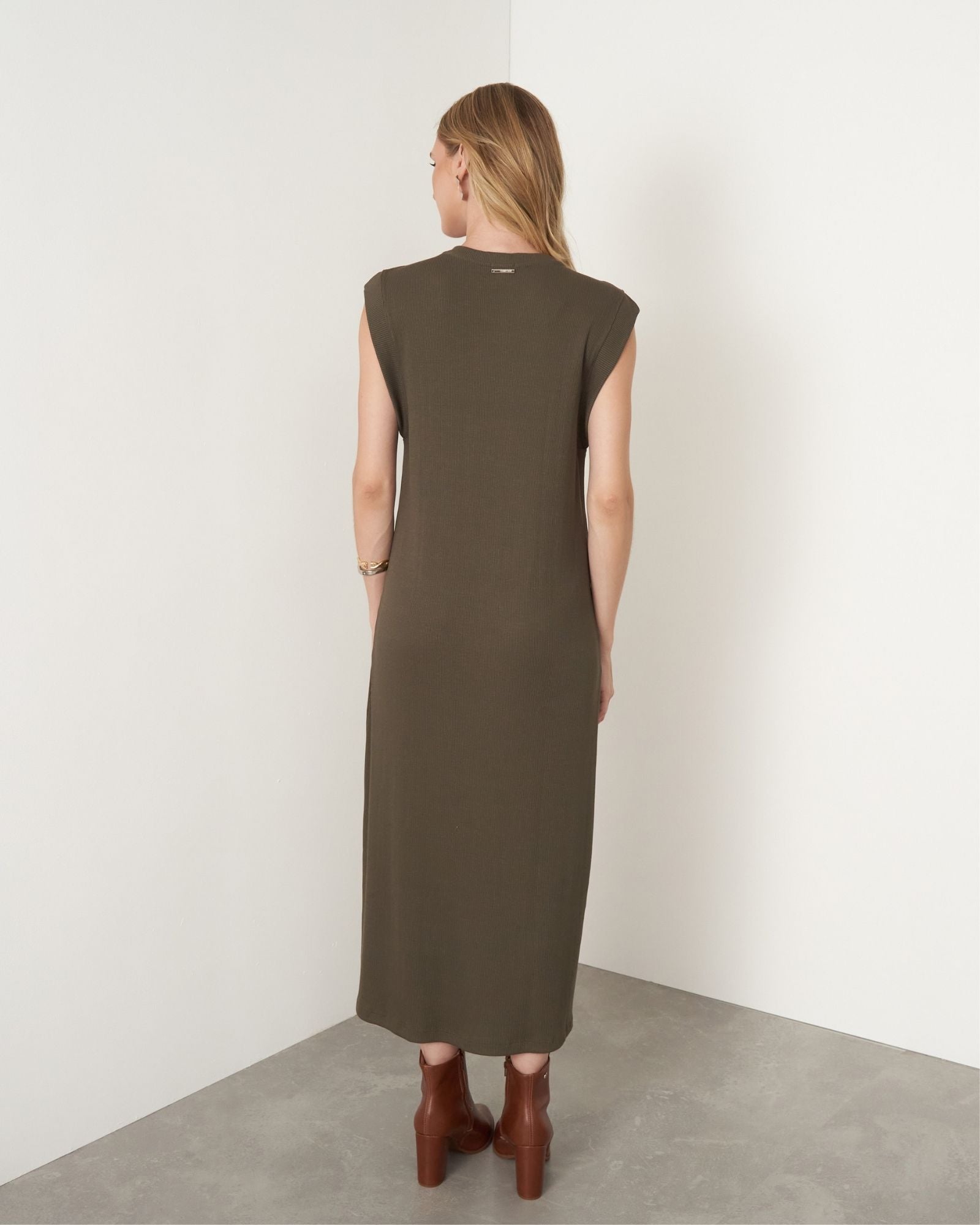 Vestido Canelado Muscle