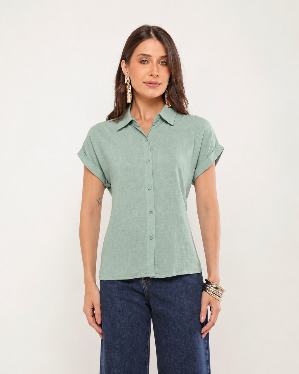 Camisa m/c barrinha