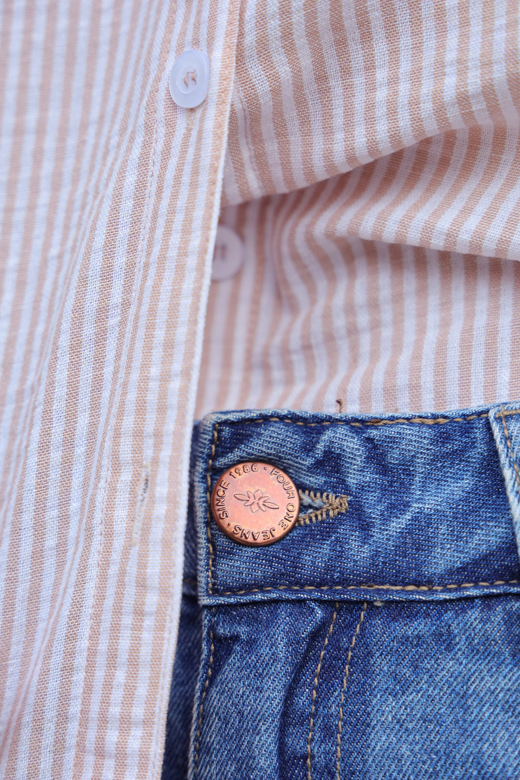 Reta media jeans