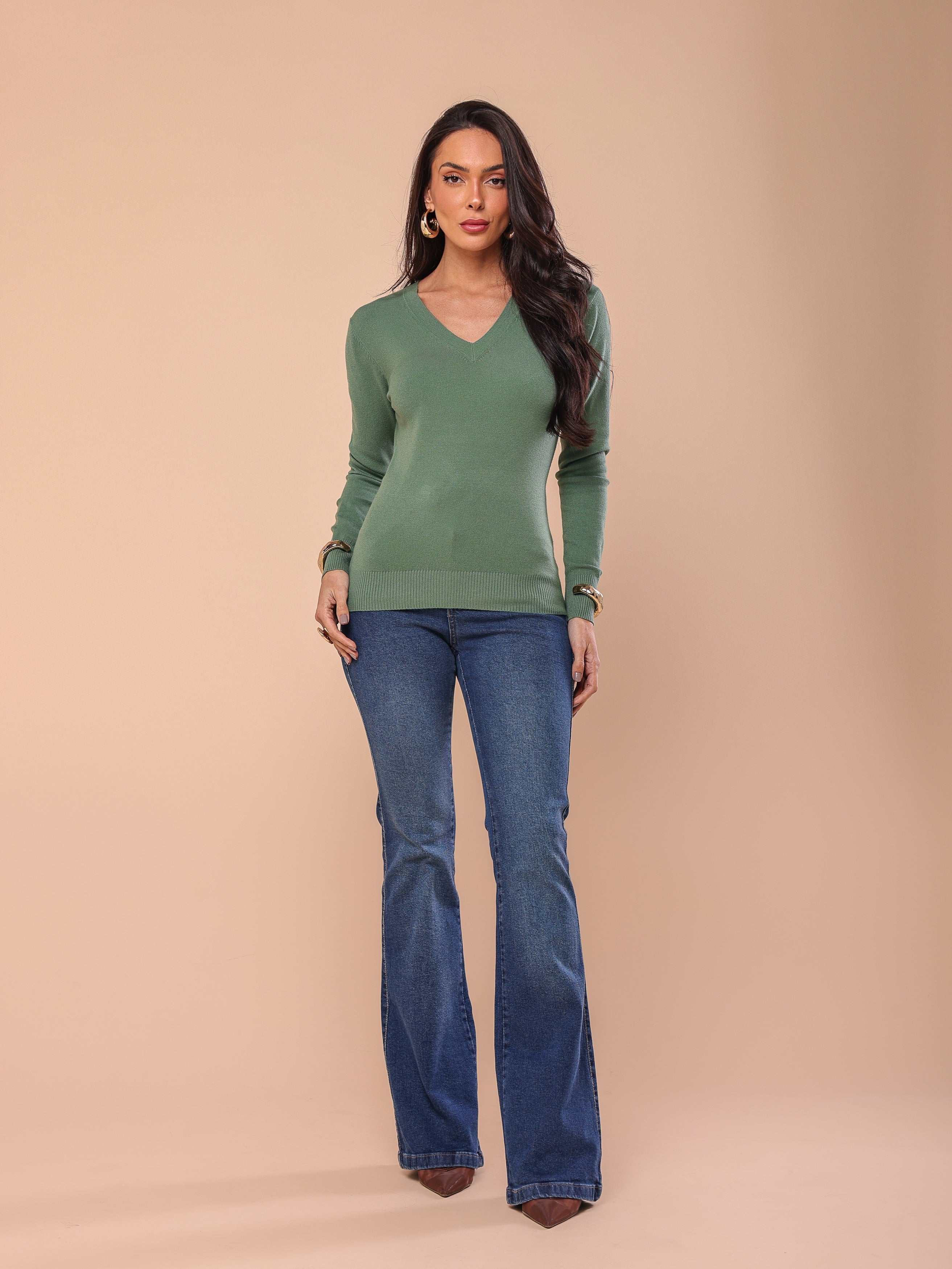 Calça flare Jeans