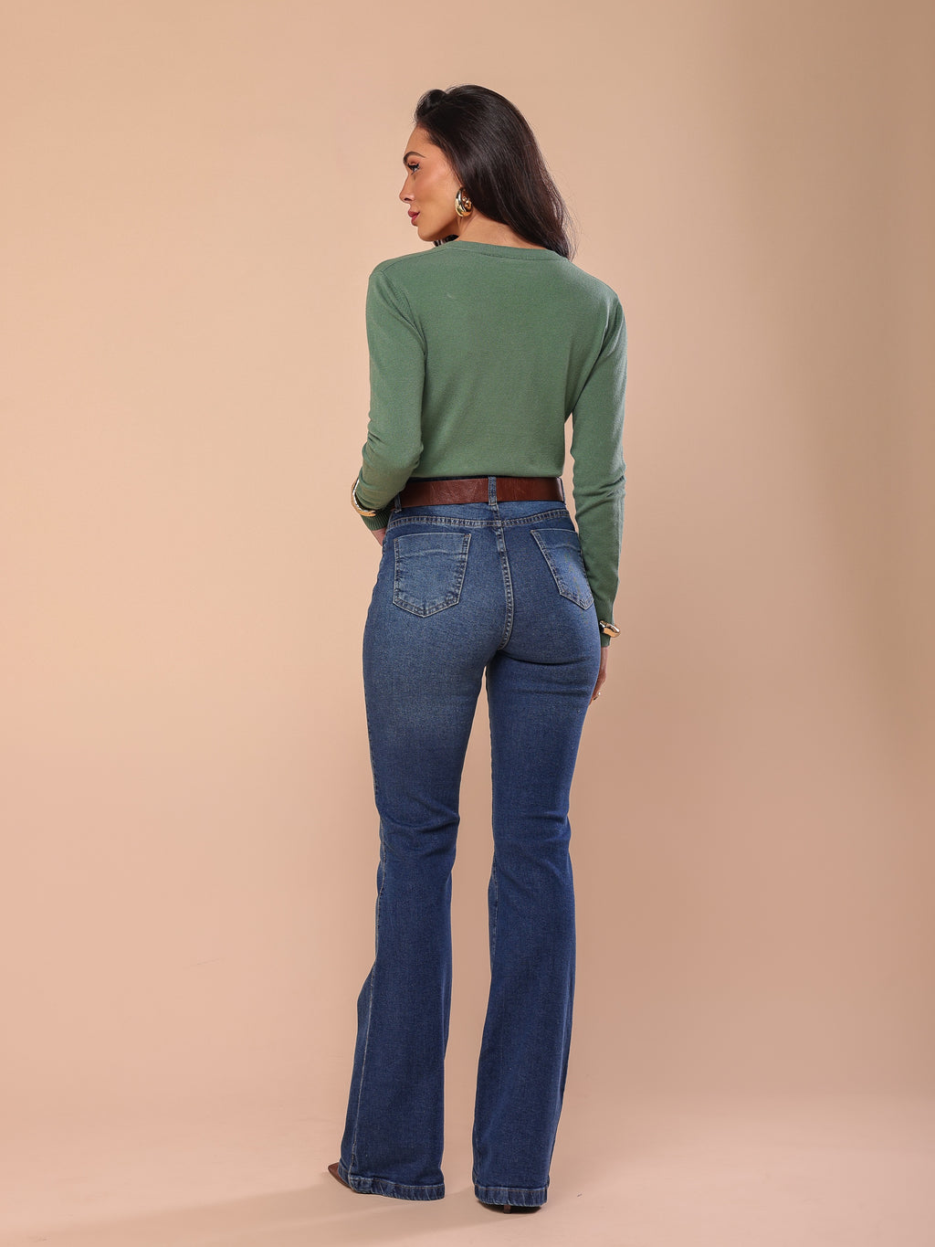 Calça flare Jeans