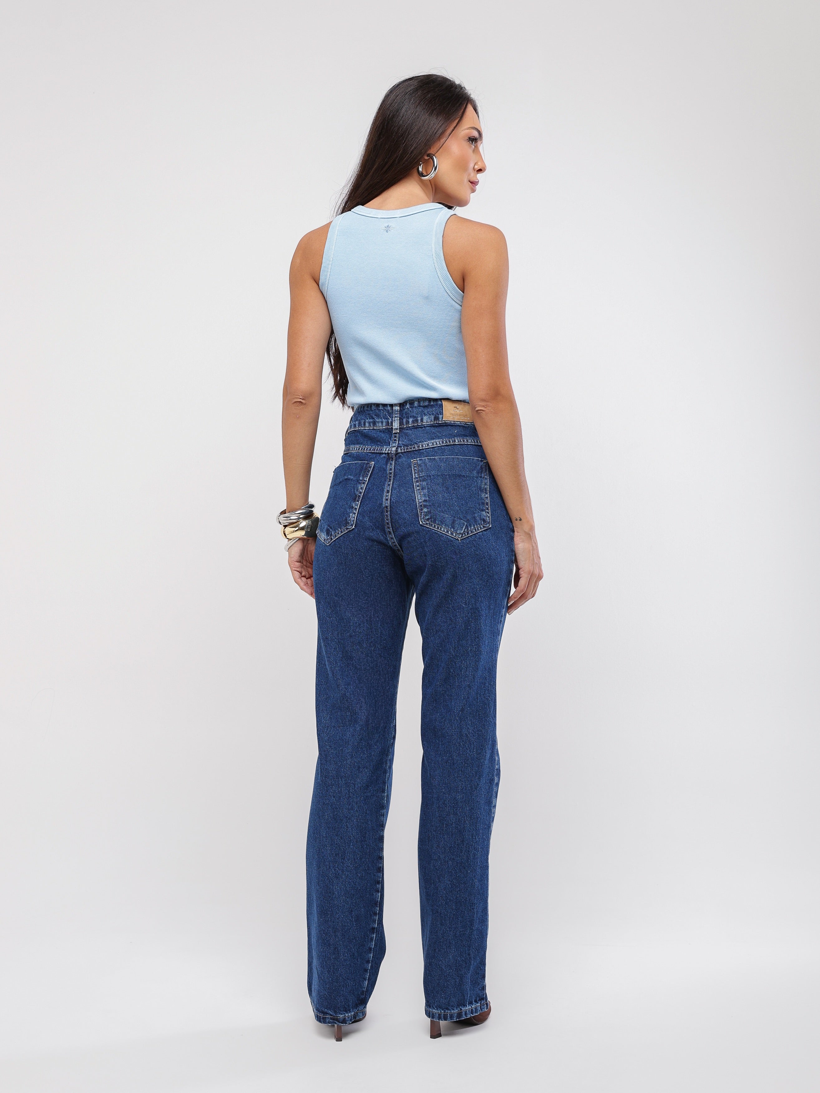 Calça reta basic