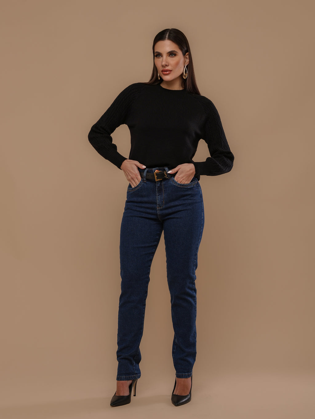 Calça slim