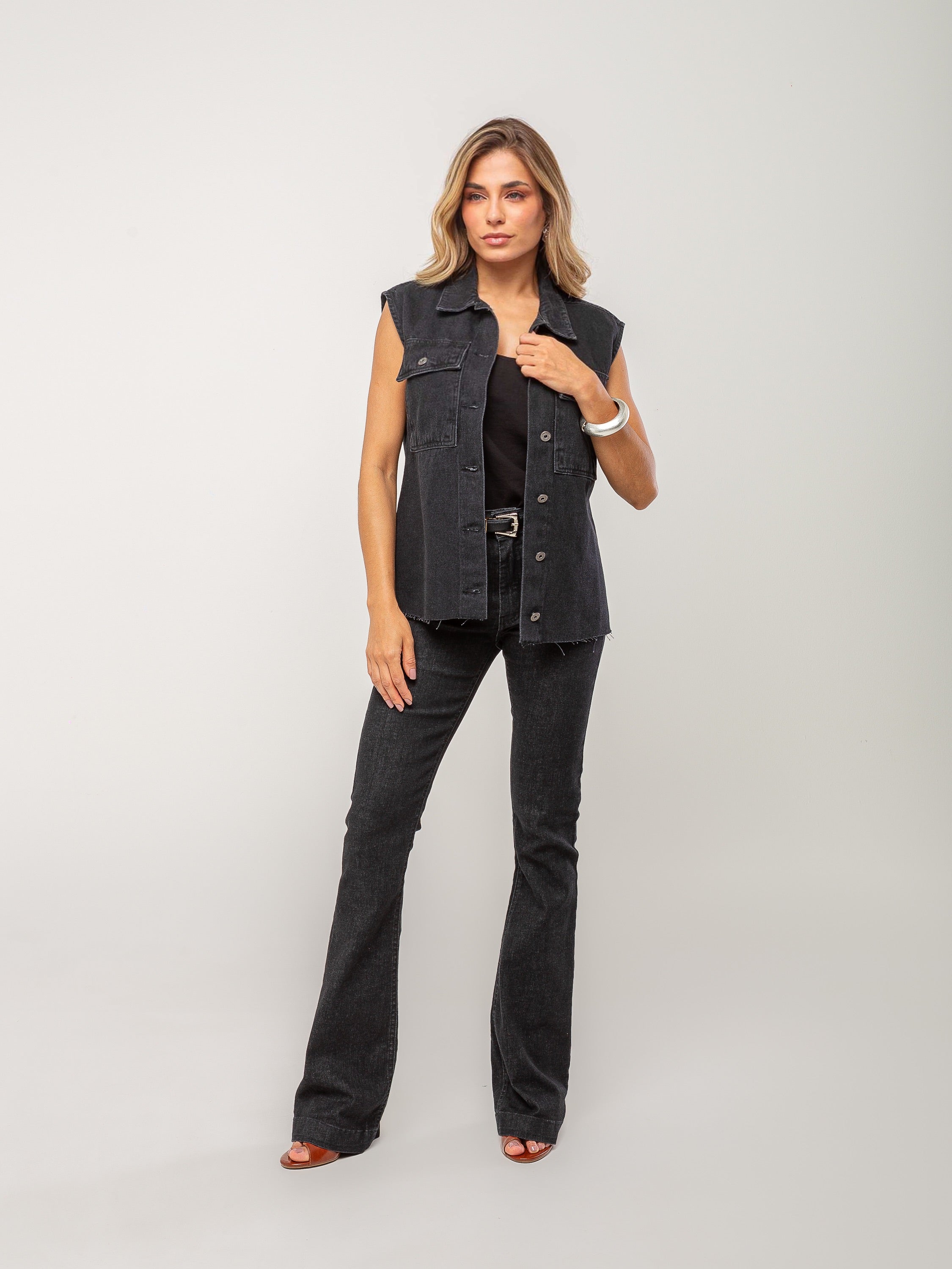 Calça Bootcut black