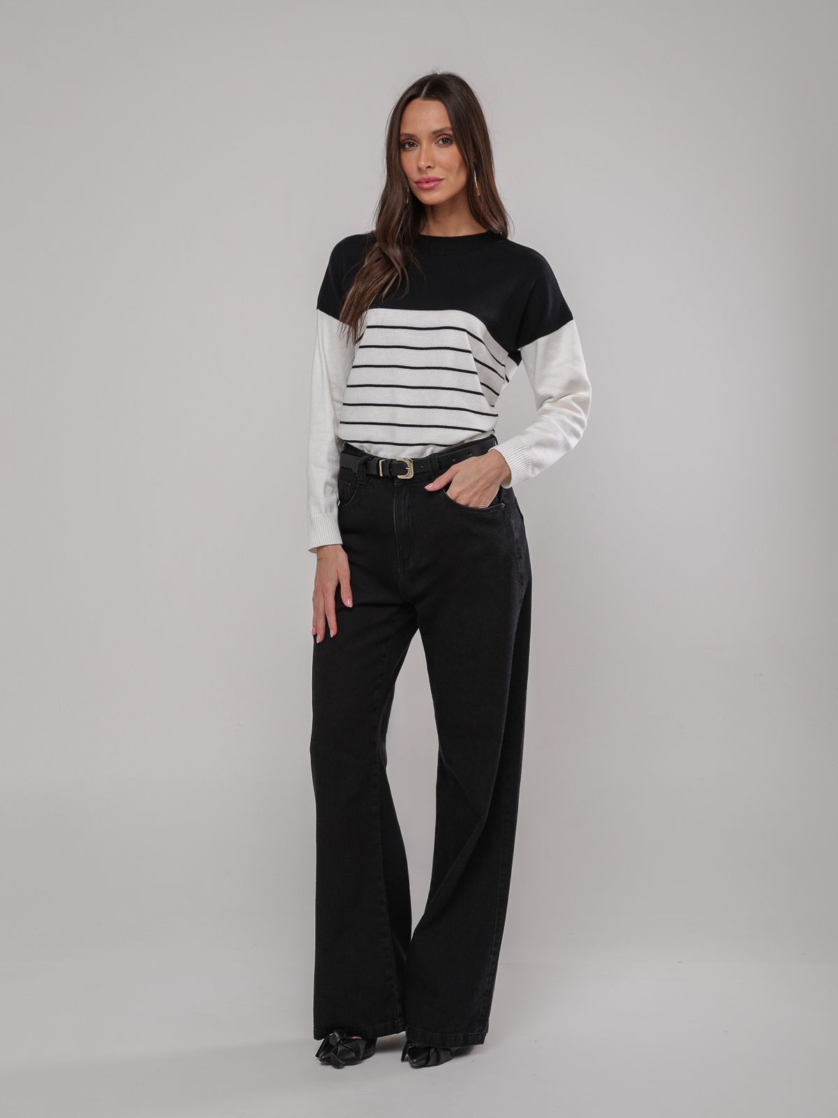 Calça Wide leg black