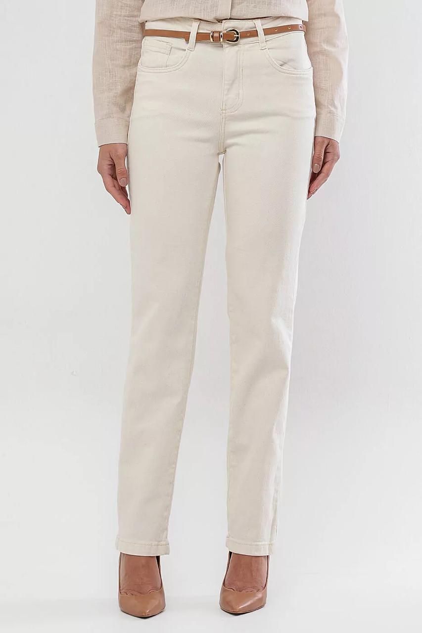Calça reta natural lycra