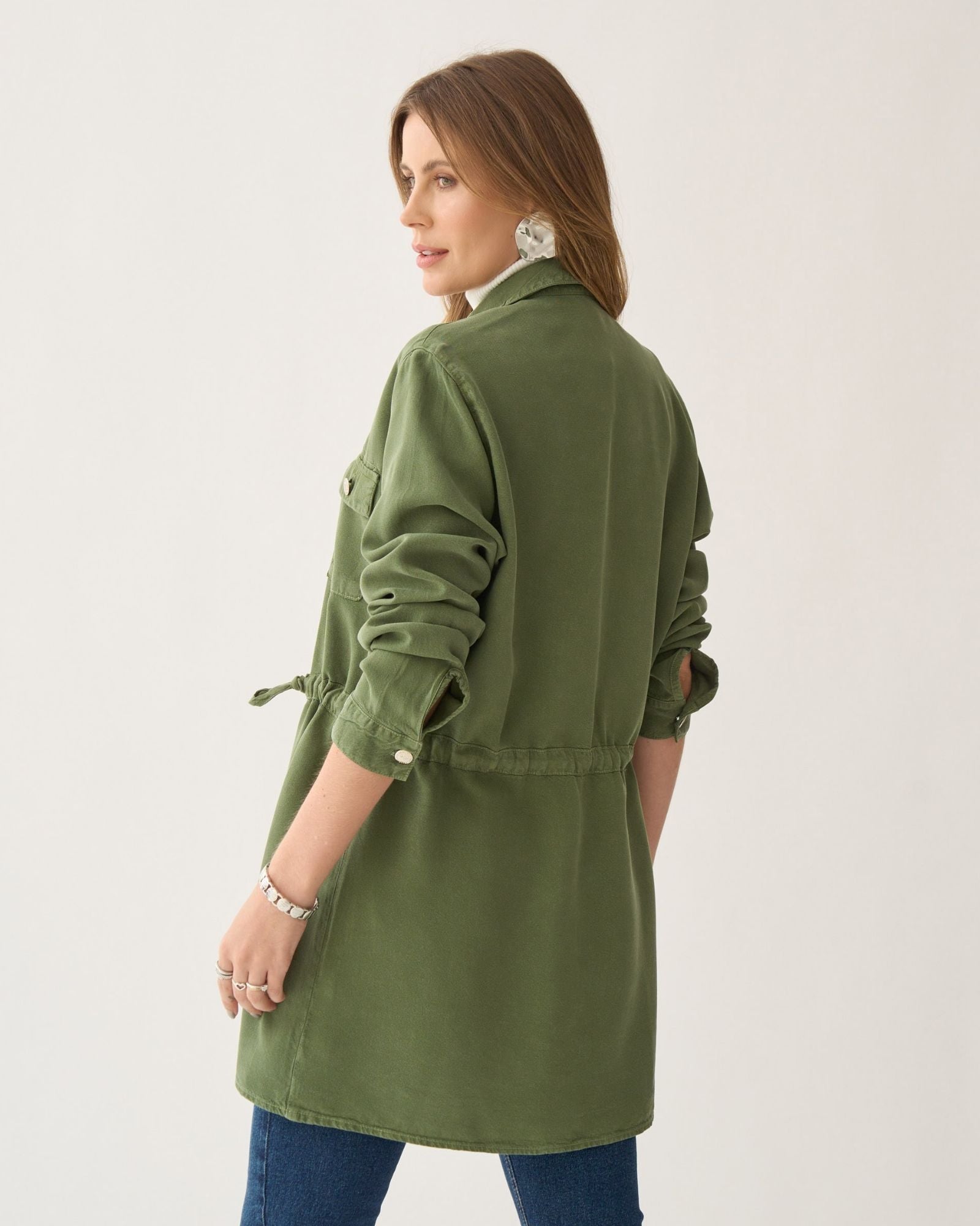 Parka Color com Amarração