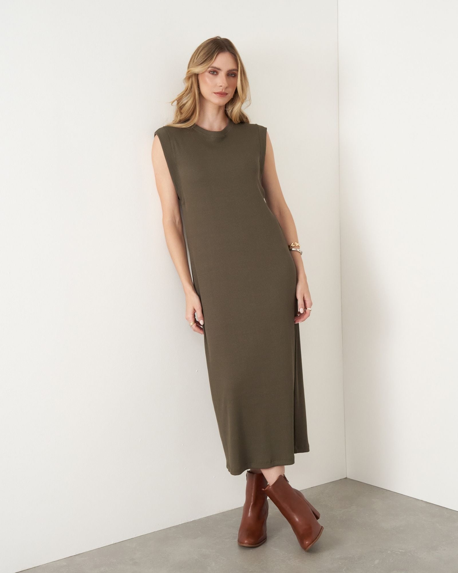 Vestido Canelado Muscle