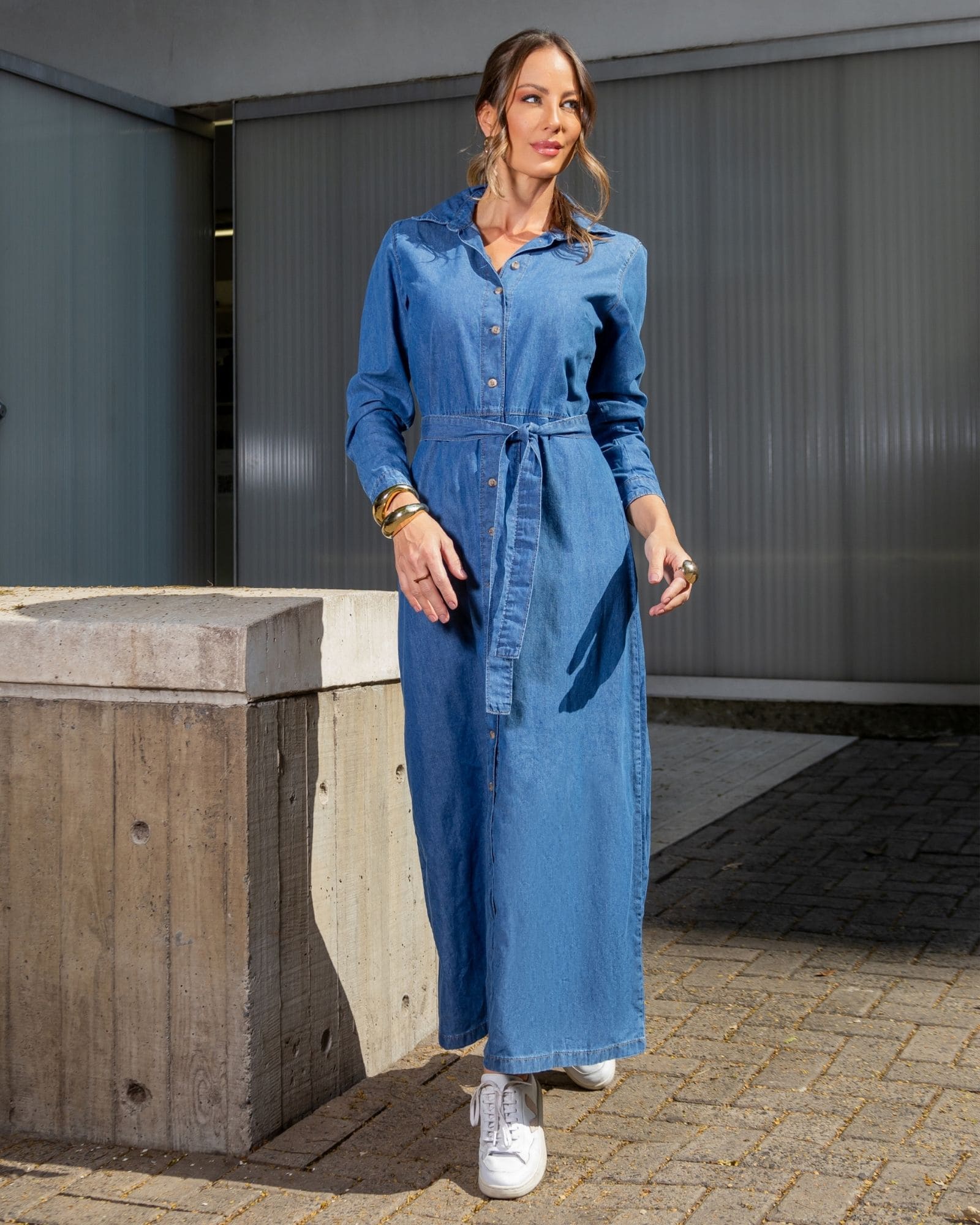 Vestidos Jeans Leve