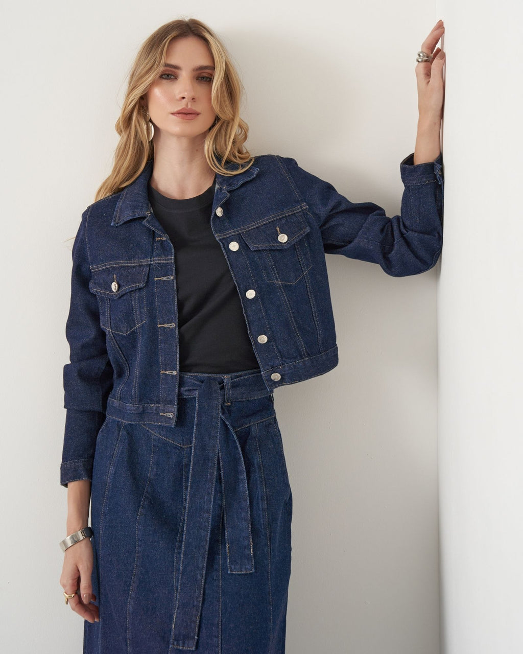 Jaqueta Cropped Amaciada
